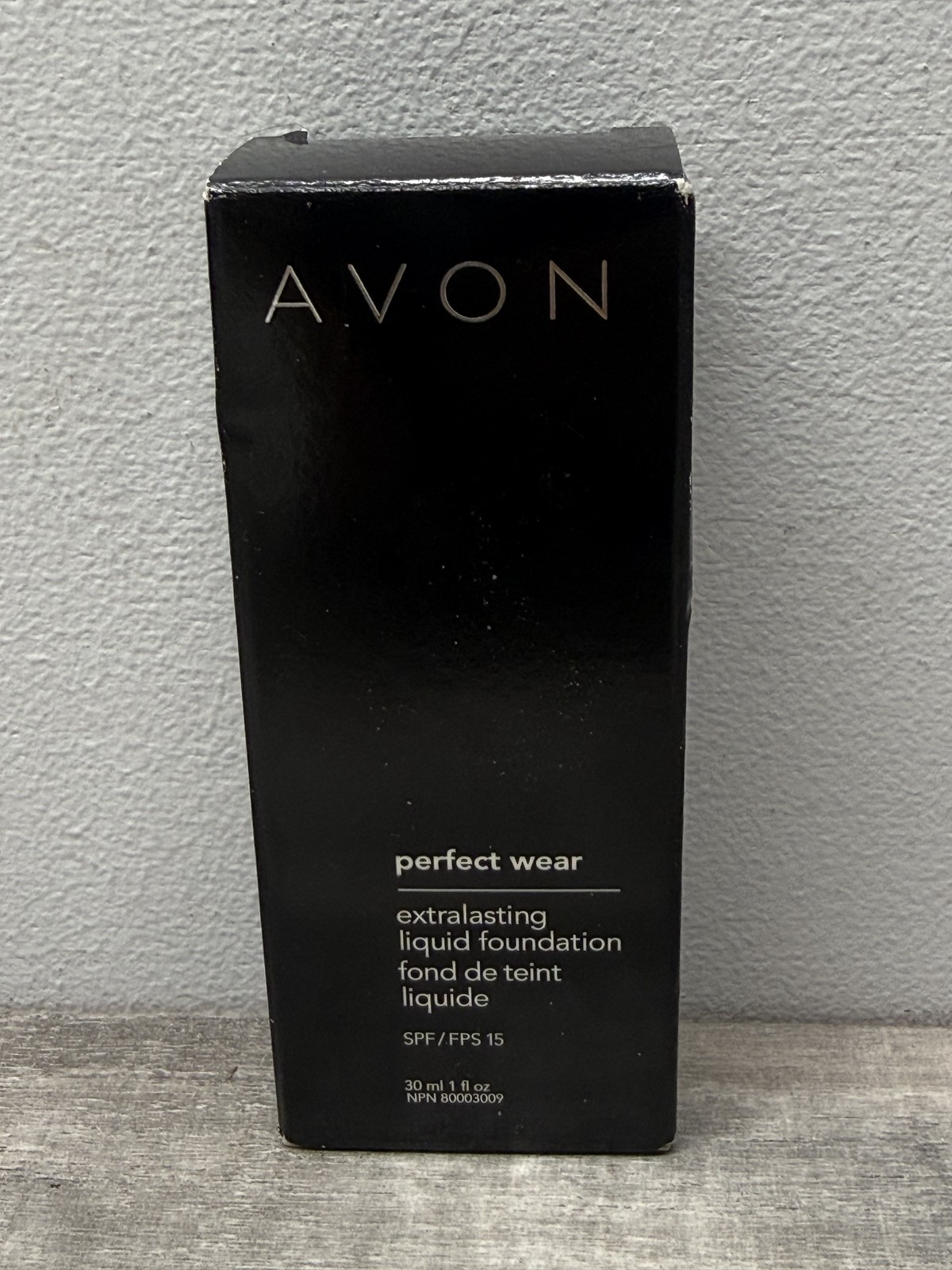 AVON Perfect Wear Extralasting Liquid Foundation SPF 15 Bisque 30ml NOS Expired
