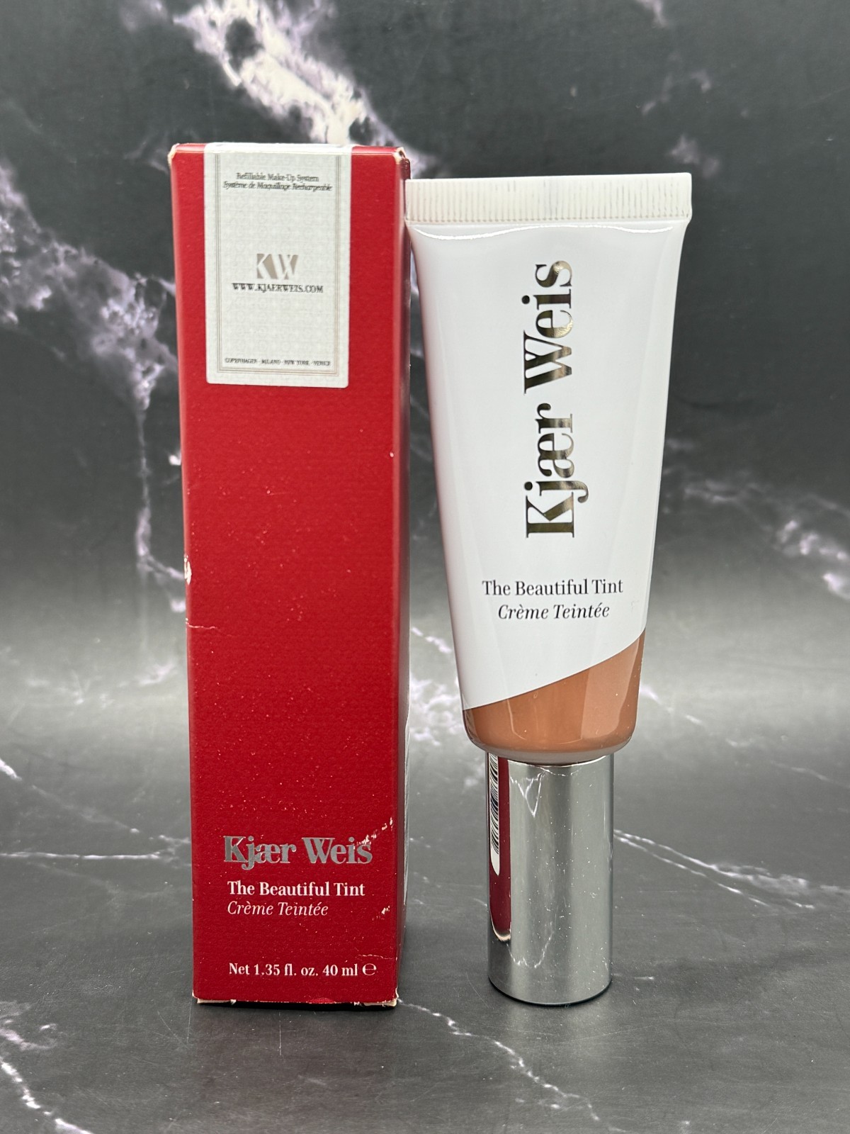 Kjaer Weis The Beautiful Tinted Moisturizer – Shade – D4 – 1.35 oz – Box