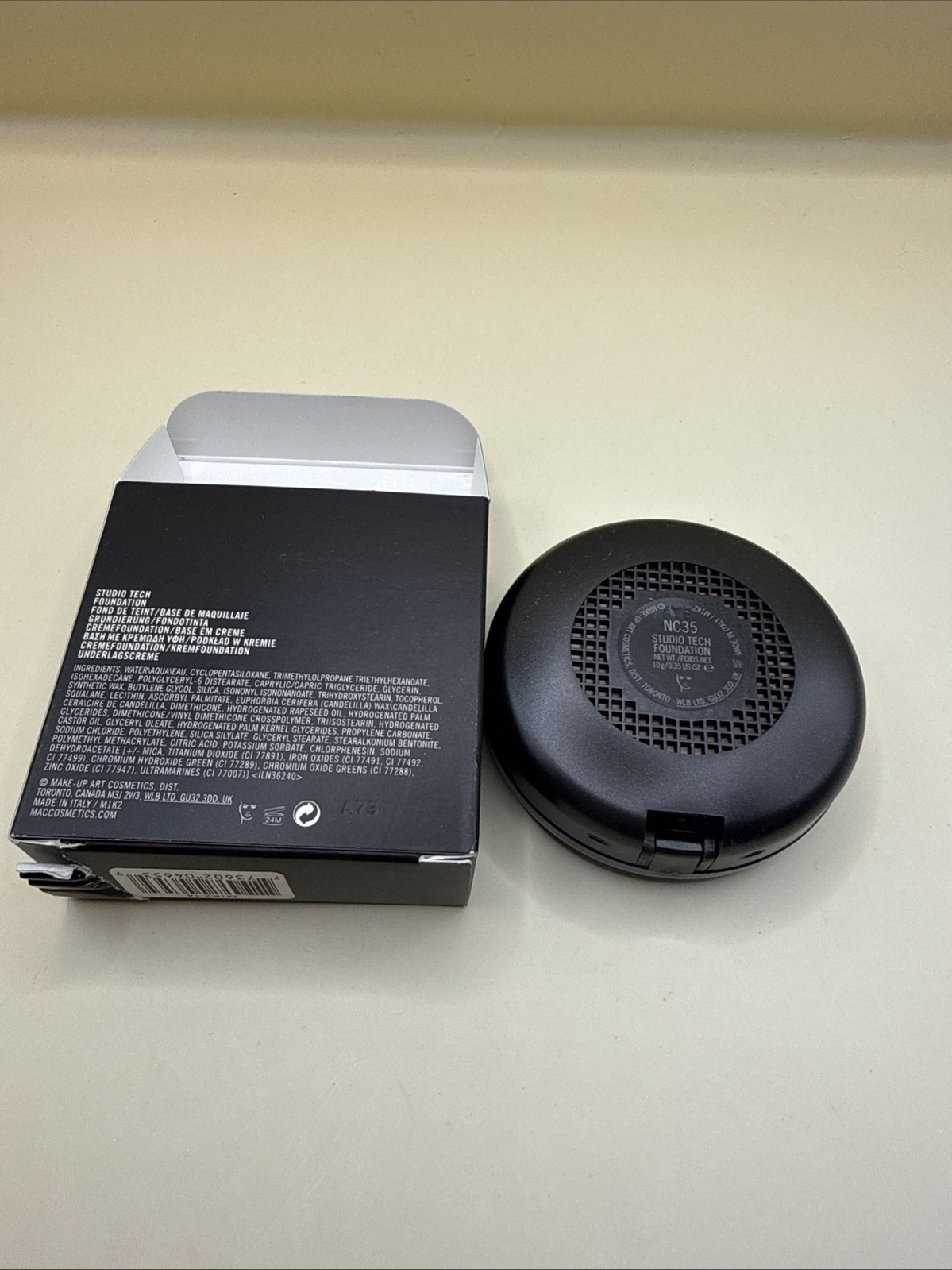 MAC Studio Tech Foundation Shade NC35 Full Size .35oz / 10g New In Box