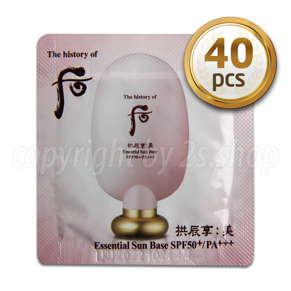 The History of Whoo Essential Sun Base SPF50+ PA+++ 1ml x 40pcs
