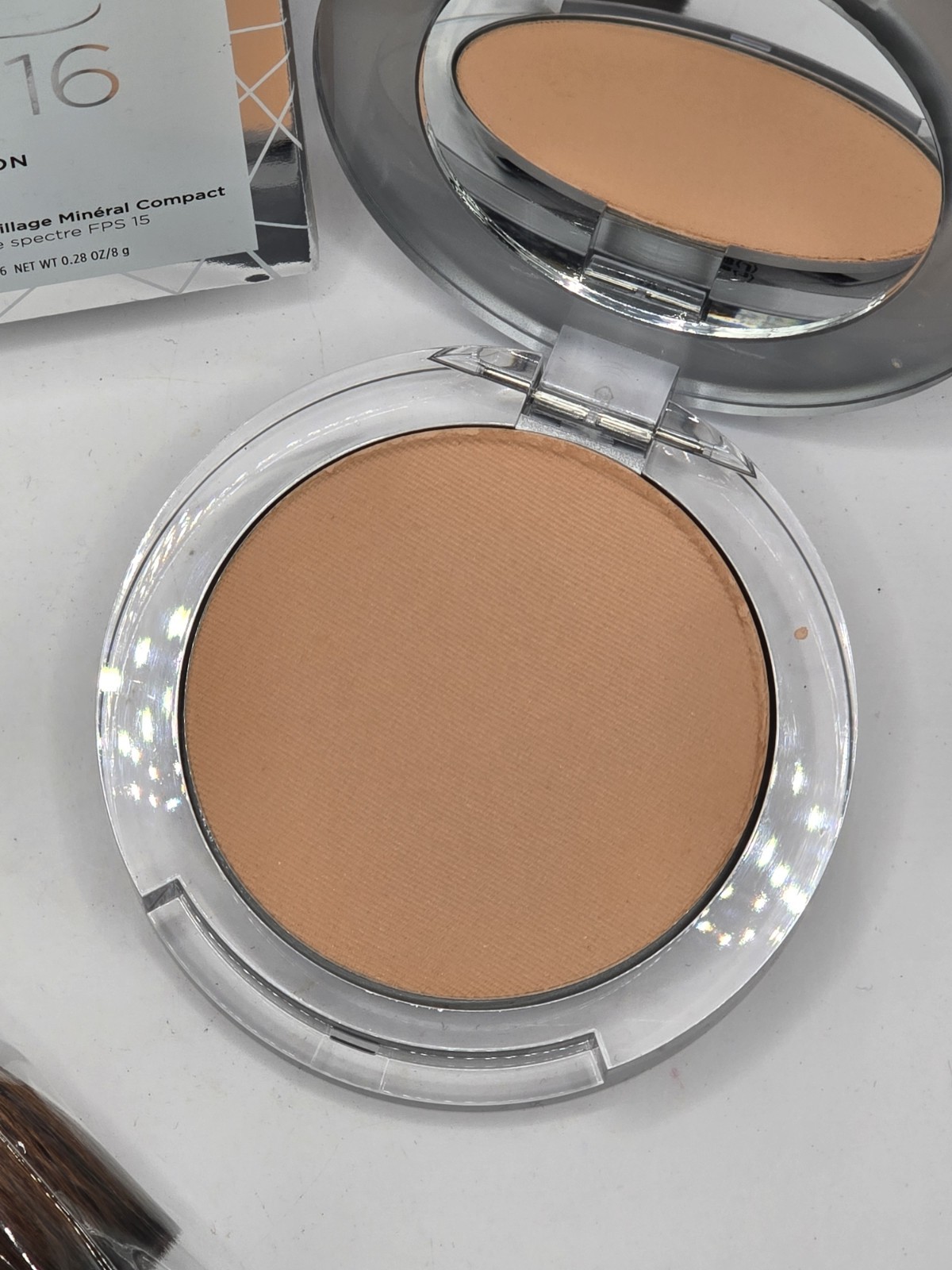 PUR 4 In 1 Pressed Mineral Makeup SPF 15 Powder Foundation BLUSH MEDIUM w/BRUSH!