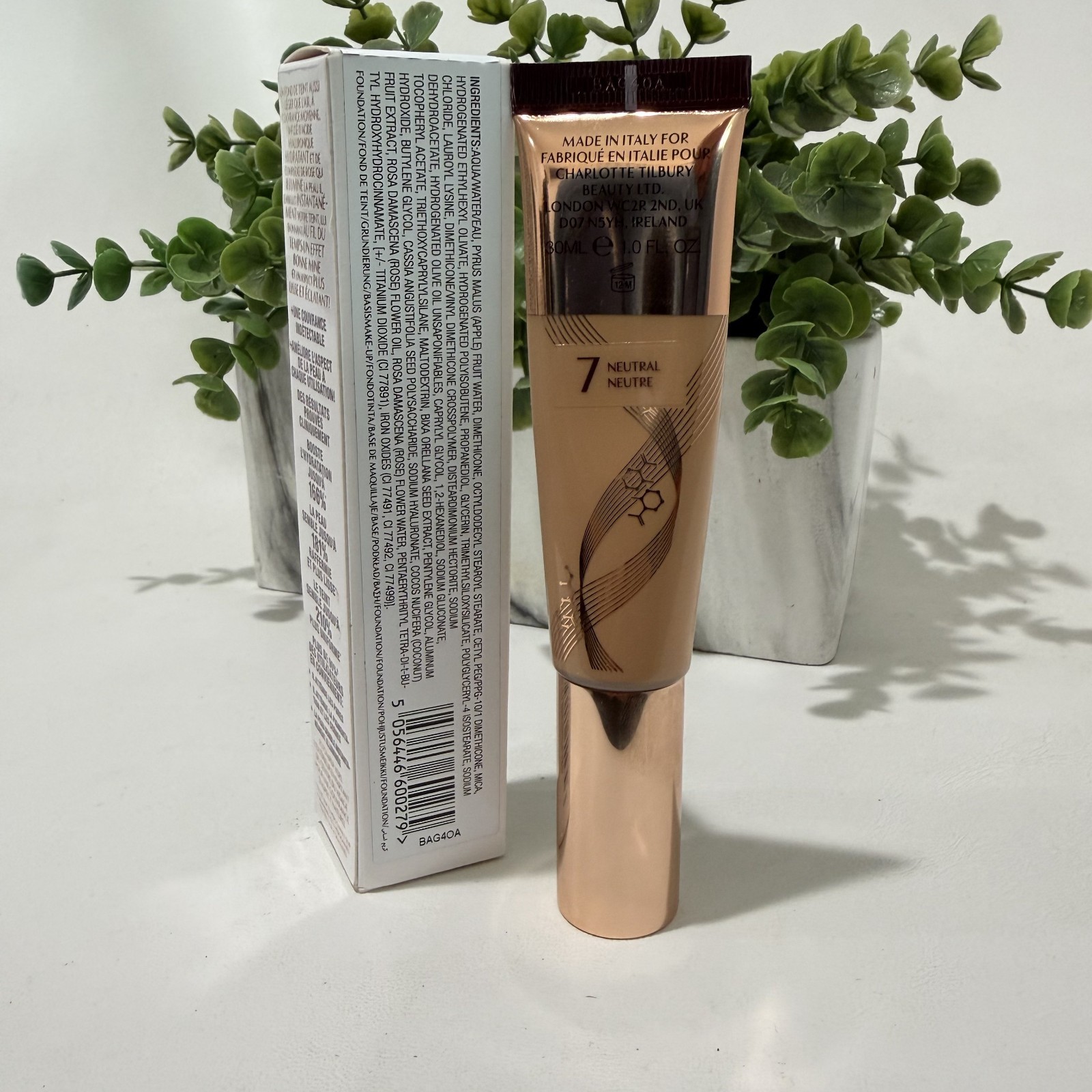 Charlotte Tilbury Beautiful Skin Foundation – 7 NEUTRAL – 30ml/1.0FL.OZ