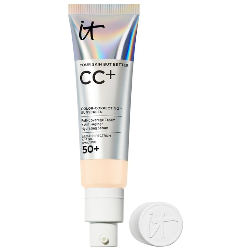 IT Cosmetics Authentic CC+ Cream Full Coverage Color Correcting Foundation