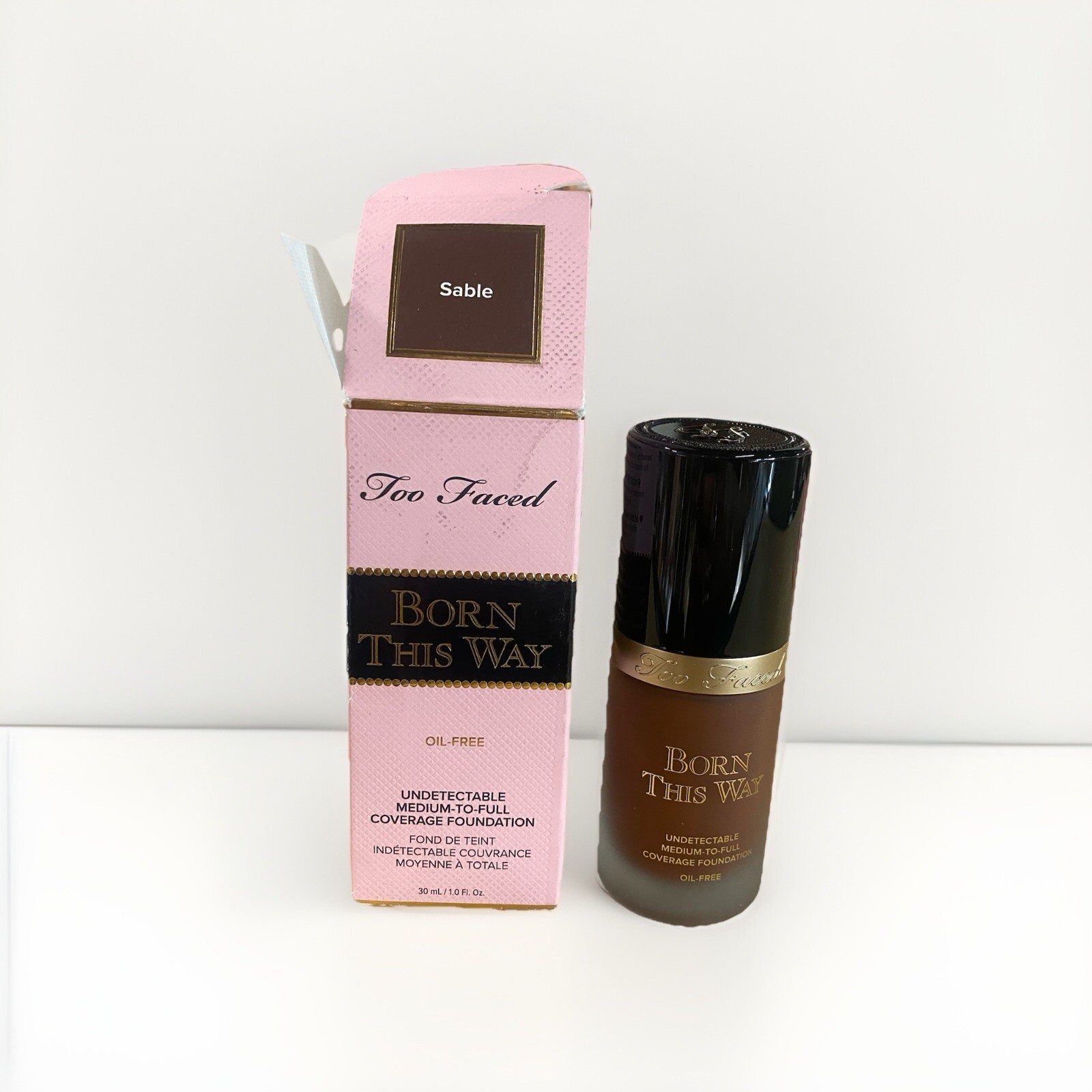 Too Faced Born This Way Foundation SABLE Deep 1 fl oz/ 30ml NEW IN BOX