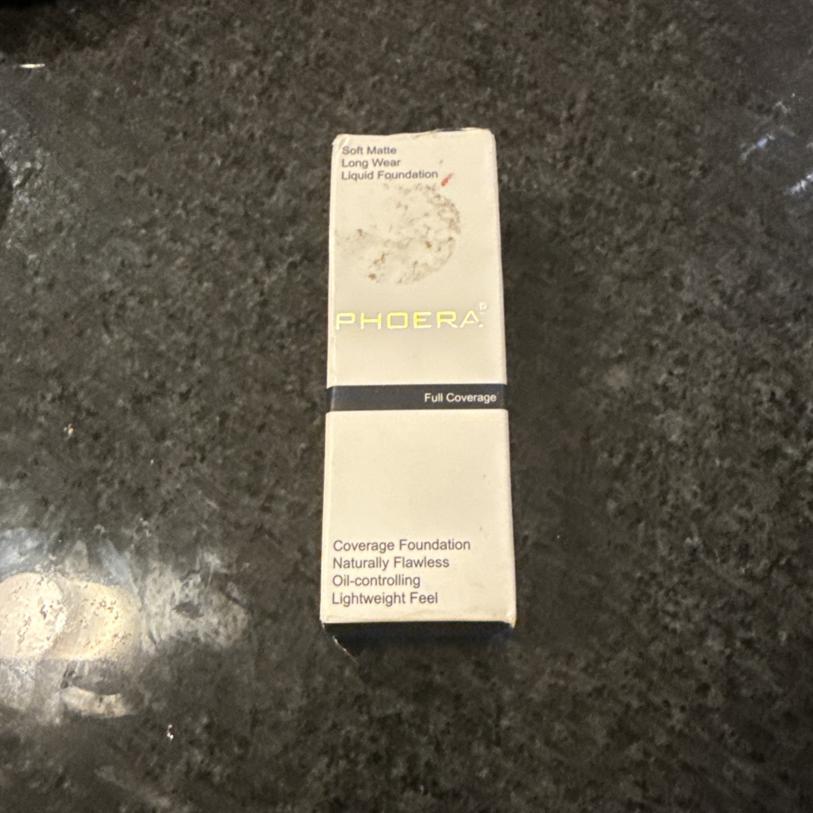 PHOERA Soft Matte Finish Liquid Foundation #101 Porcelain 1.0 fl oz