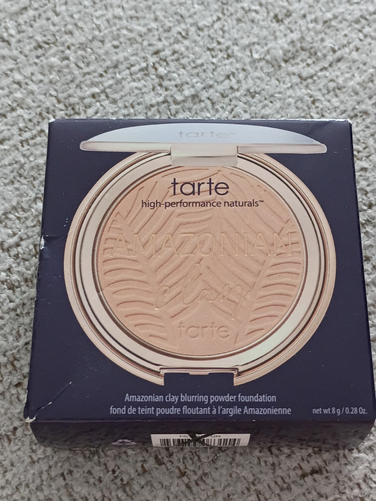 TARTE Amazonian Clay Blurring Powder Foundation 20B Light Beige NEW In Box