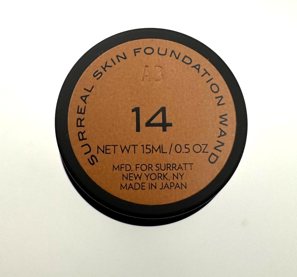 Surratt Beauty Surreal Skin Foundation Primer Brush Wand Shade 14 Bronze/Golden