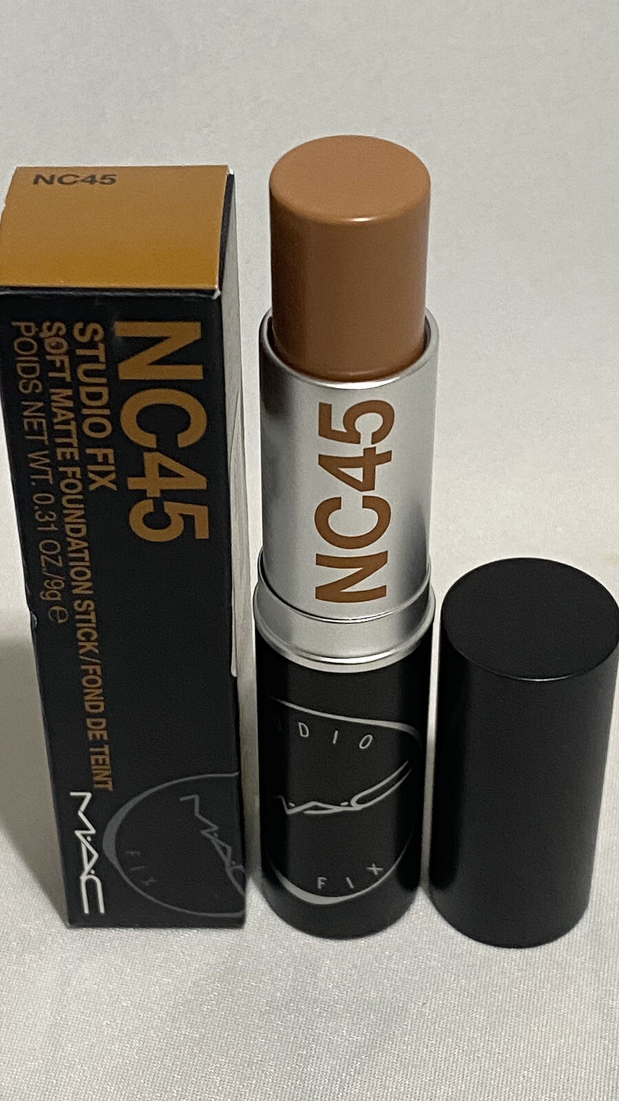 MAC Studio Fix Soft Matte Foundation Stick Shade NC45 Full Size .31oz / 9g