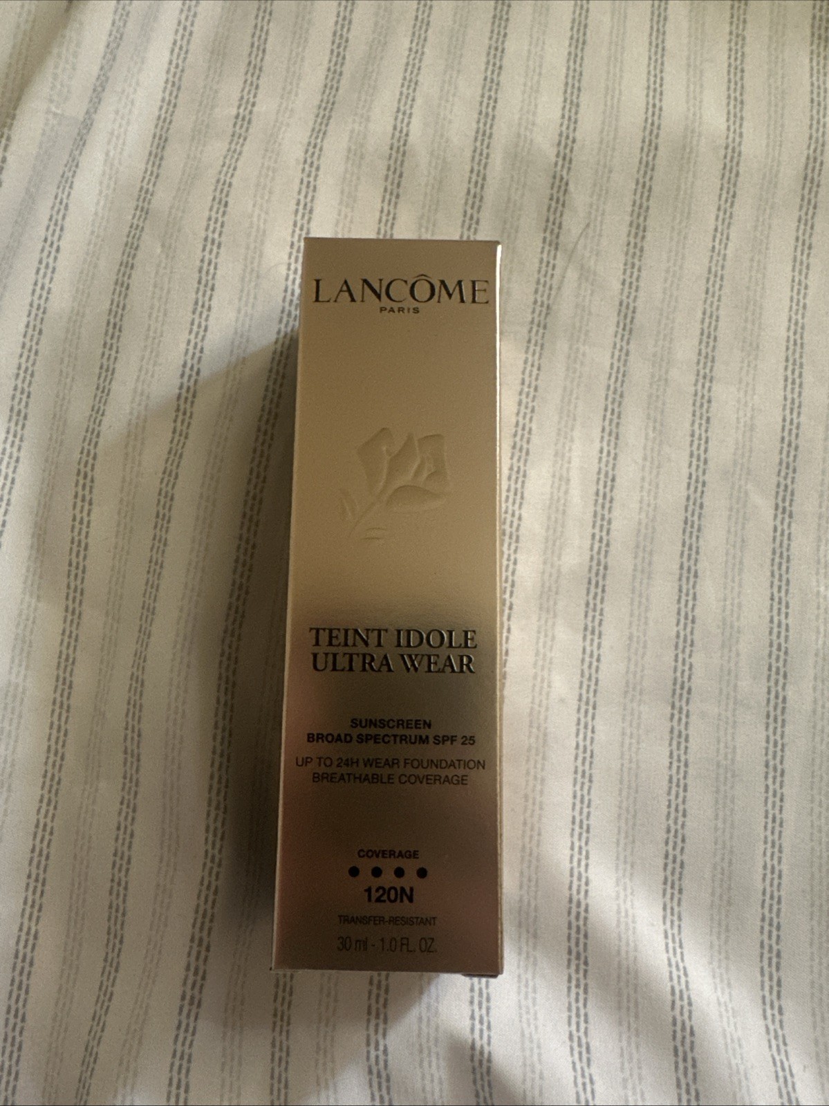 Lancome~Teint Idole Ultra Wear Longwear Foundation~SPF25~120N~1.0floz Exp06/2027