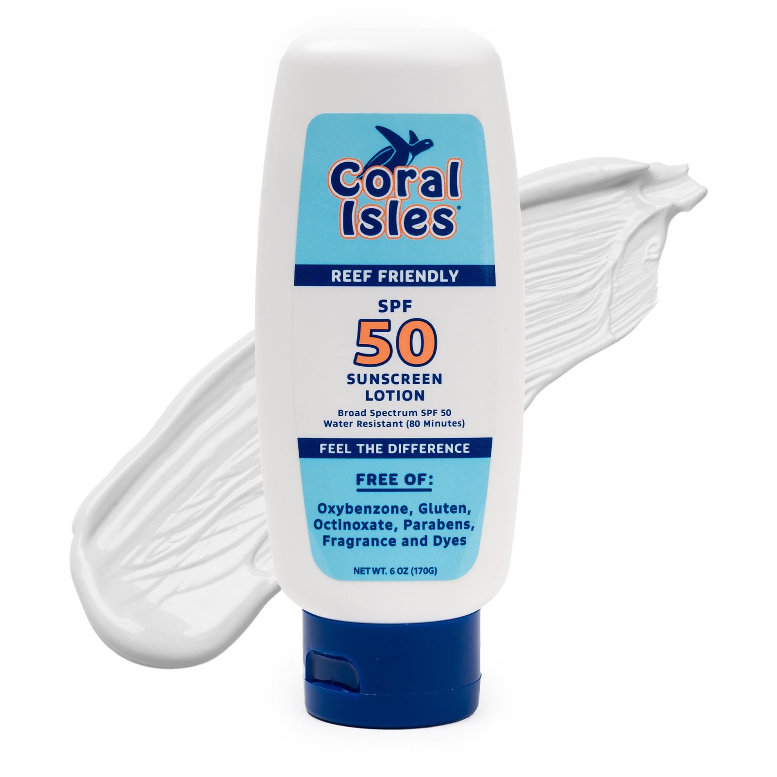 Coral Isles Sunscreen SPF 50 | Hawaii Reef-Safe Act 6 Fl Oz (Pack of 1)