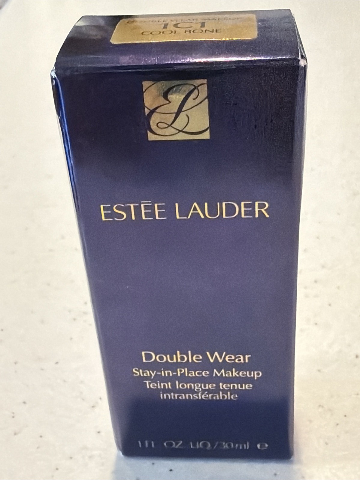 Estee Lauder Double Wear 1C1 Cool Bone Foundation 1 Fl.OZ/30ml