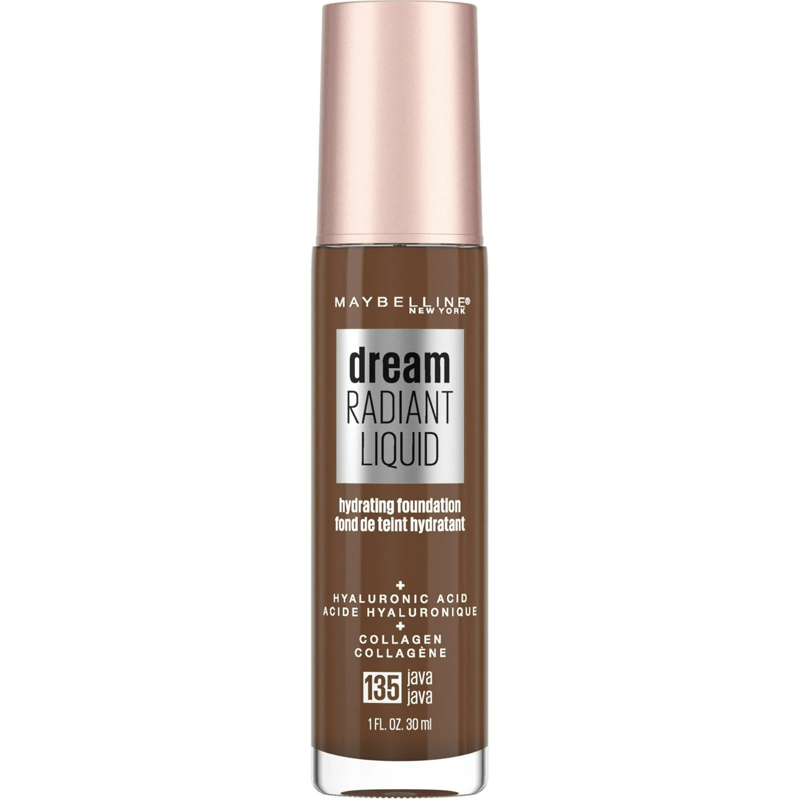 Maybelline Dream Radiant Liquid Medium Coverage Hydrating Foundation, Java