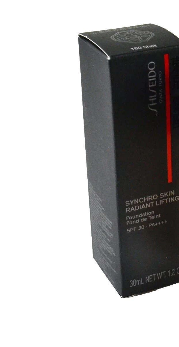 SHISEIDO SYNCHRO SKIN SELF-REFRESHING FOUNDATION SPF 30 160 SHELL 1 OZ NIB