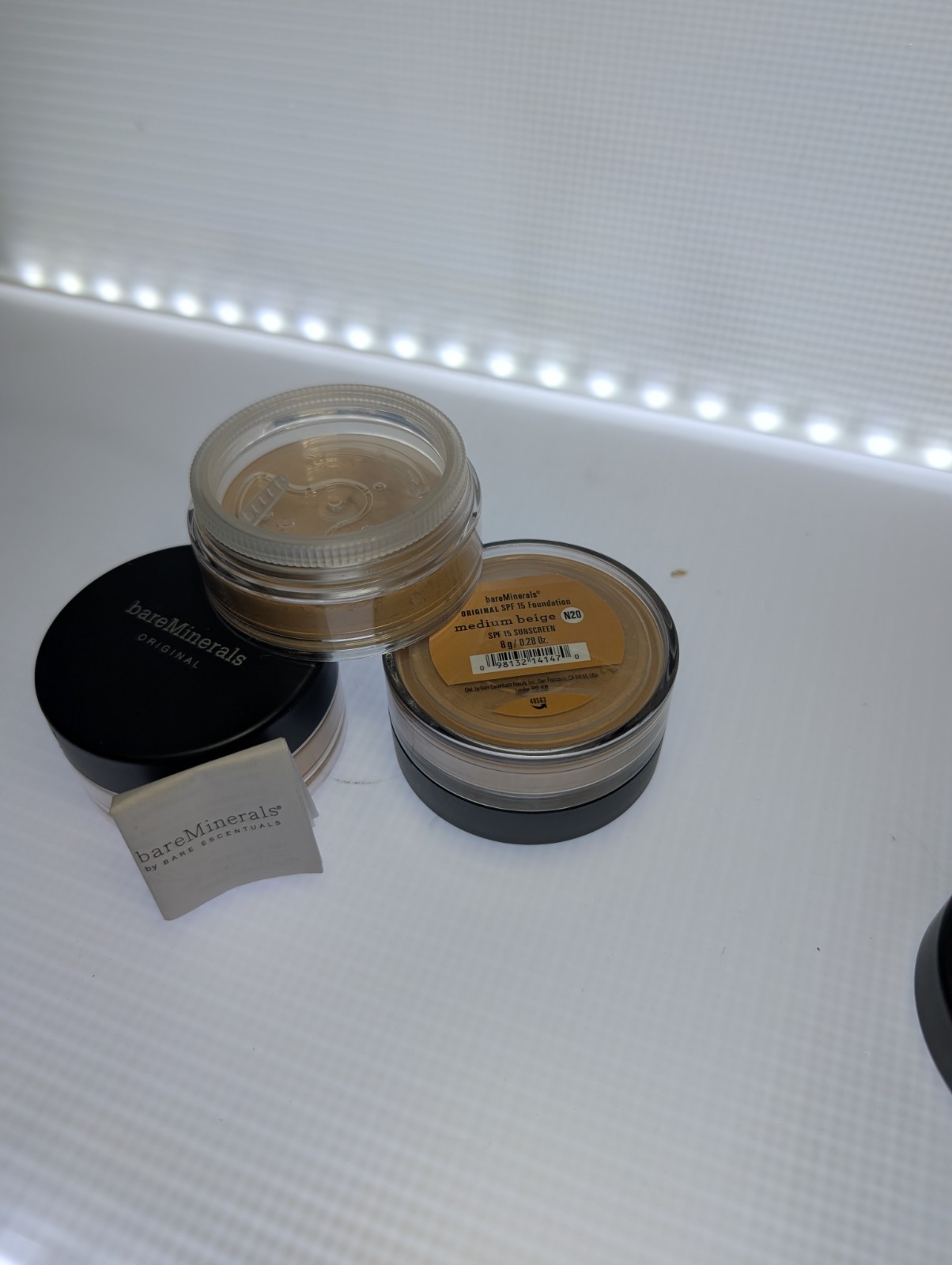 3 X Bareminerals Foundation Medium Beige N20 8g (Lot/Pack Of 3).