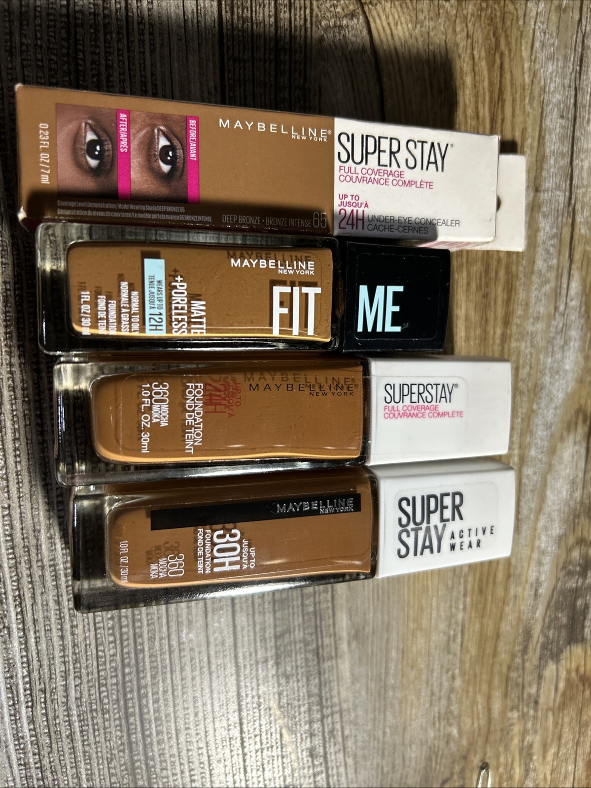 Maybelline Super Stay Full Cover Liquid Foundation 360 Mocha 1 Oz #356 Warm Coco