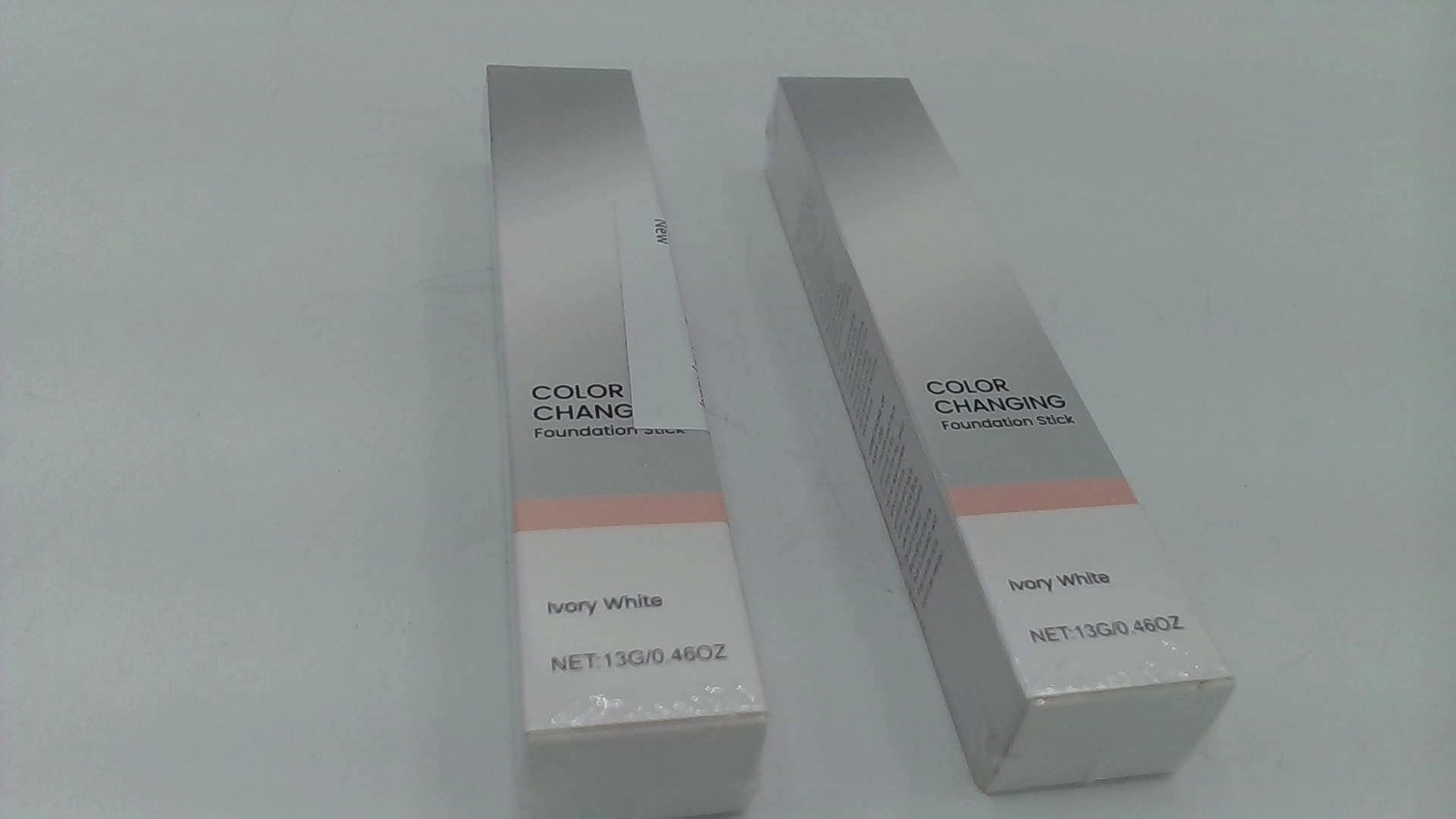 Color Changing Foundation Stick Ivory White 13g/0.46oz -Pack of 2