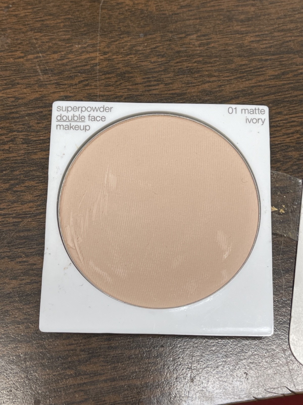 Clinique Superpowder Double Face Makeup 01 Matte Ivory 0.35oz/10g Refill NWOB