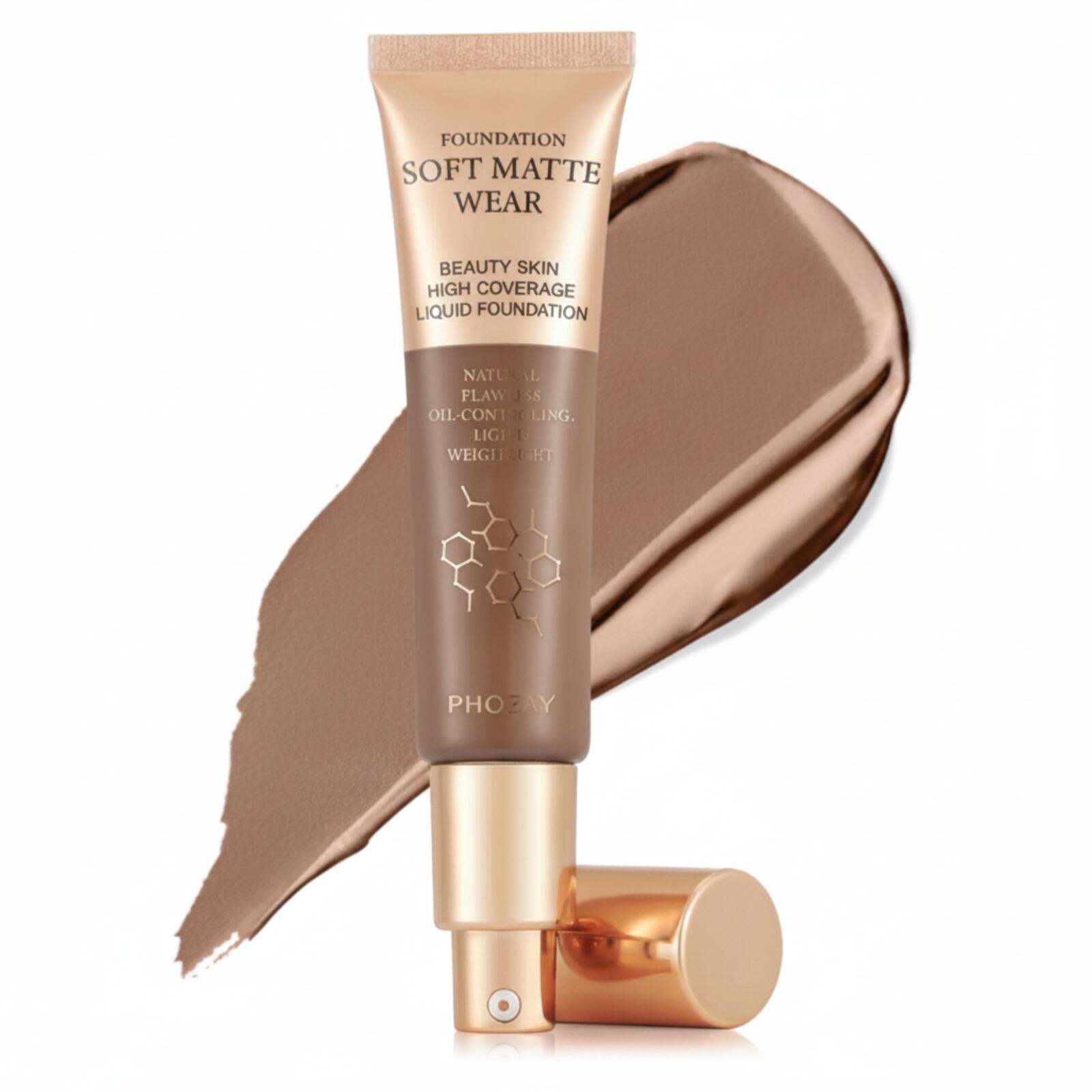 Soft Matte Wear Liquid Foundation High Coverage – Shade 9