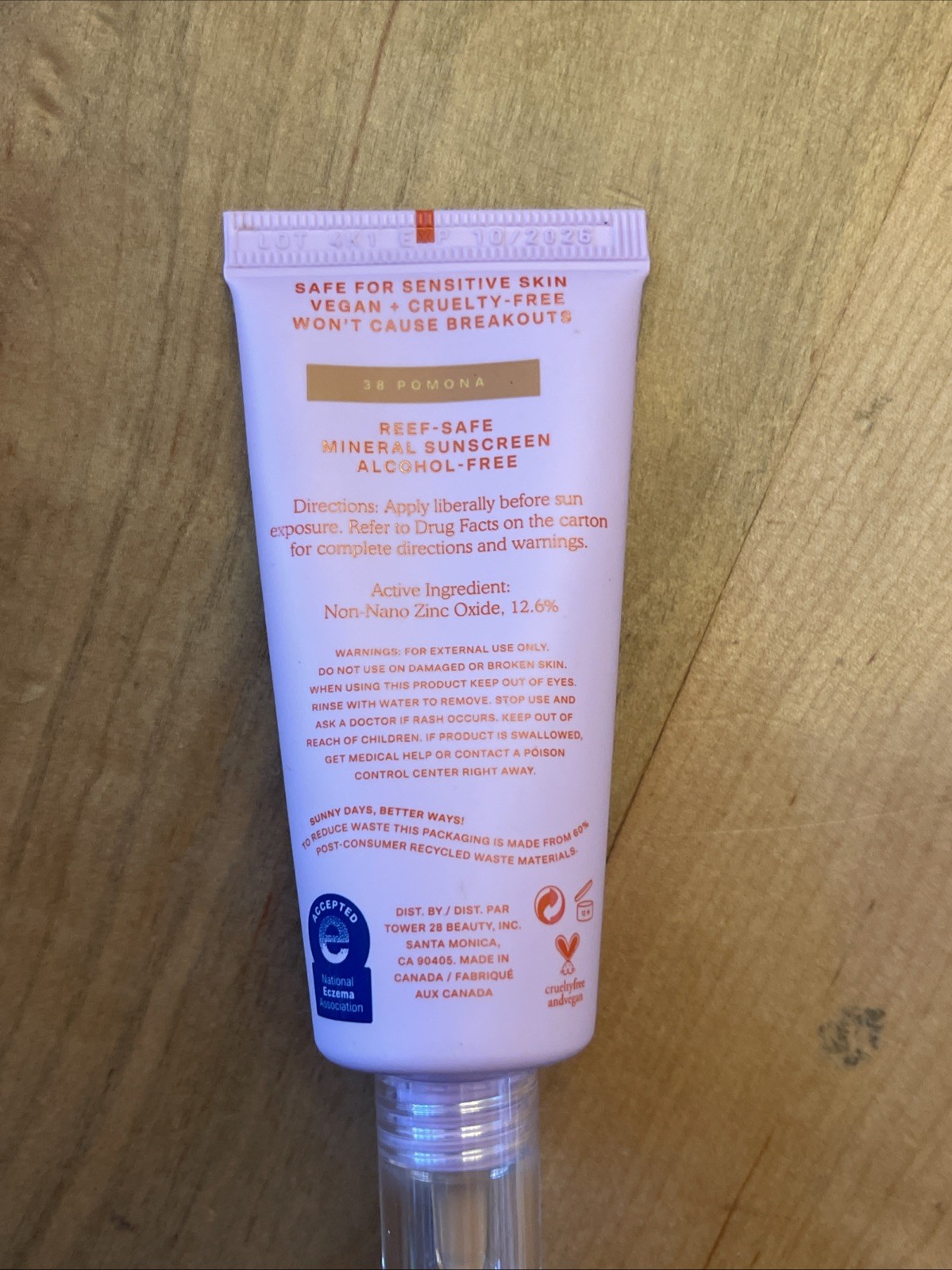 Tower 28 Sunny Days Tinted Sunscreen 1oz – POMONA 38 – SPF 30 NEW NIB