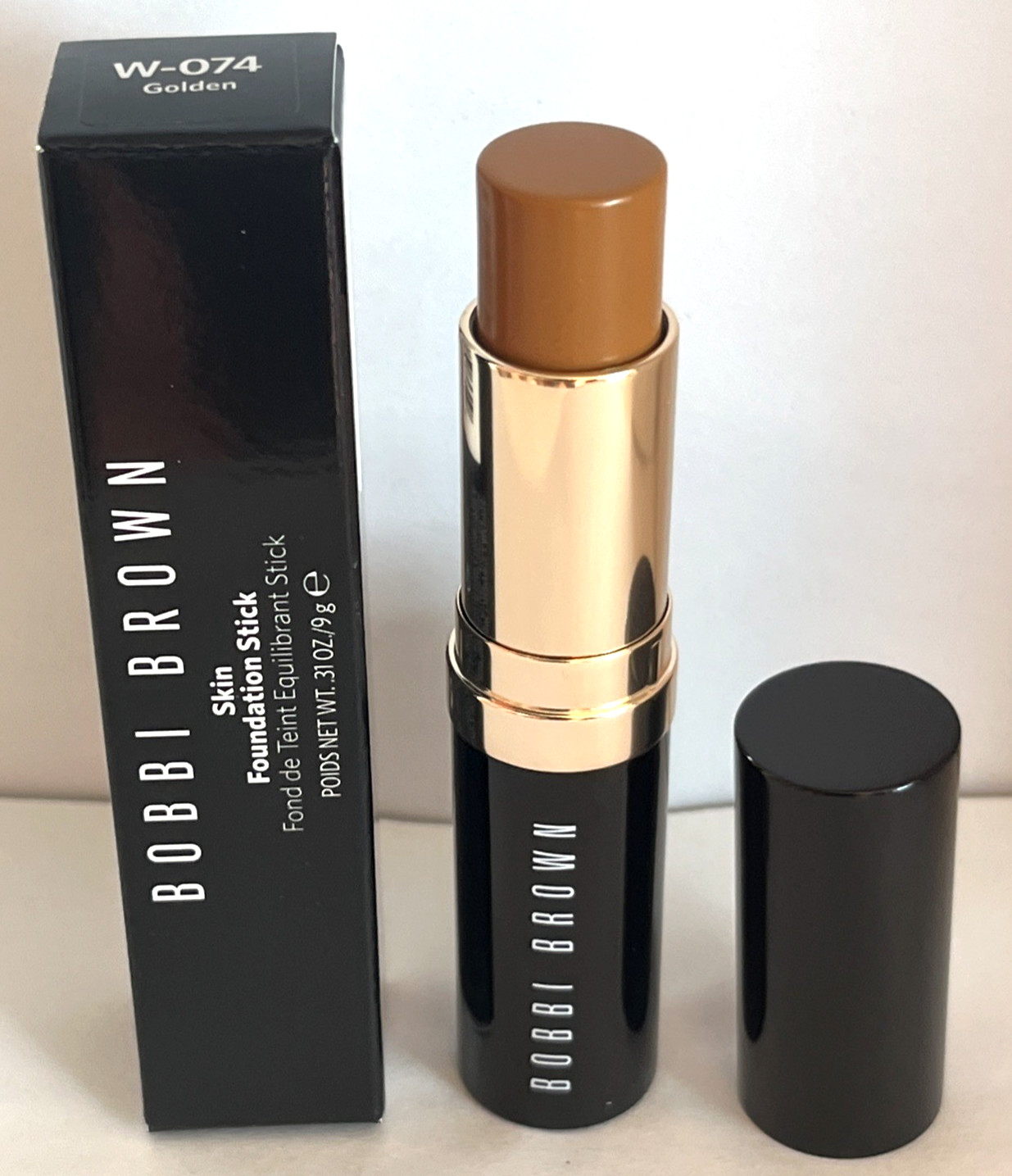 Bobbi Brown Skin Foundation Stick W-074 Golden 0.31 oz / 9 g New In Box