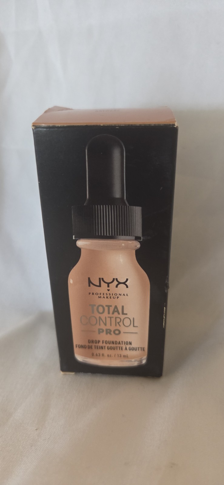 NYX Total Control Drop Foundation TCDF07 Natural – 0.43 oz – New Sealed