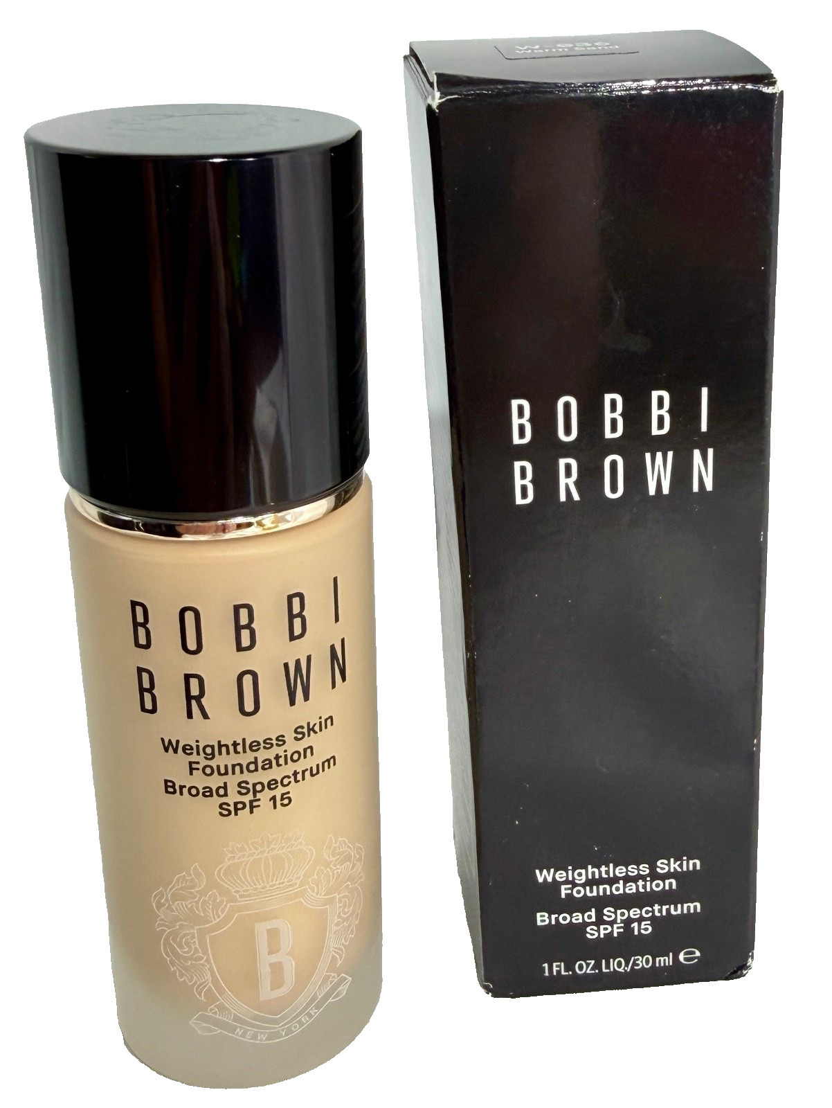BOBBI BROWN Weightless Skin Foundation W-036 WARM SAND~1 oz NIB