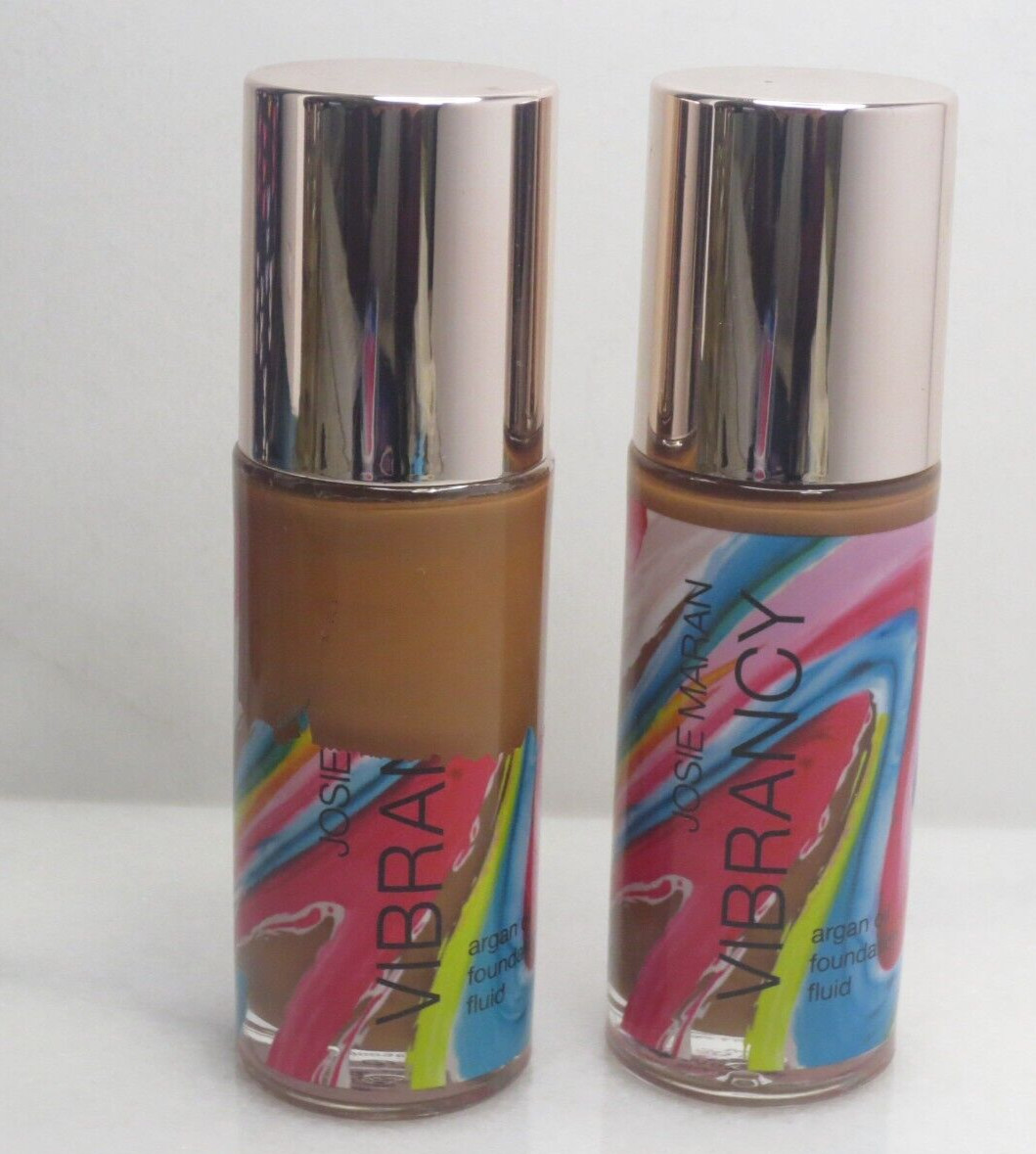 JOSIE MARAN VIBRANCY ARGAN OIL FOUNDATION FLUID RG80 MAGICAL 1 OZ **DETAILS 2PCS