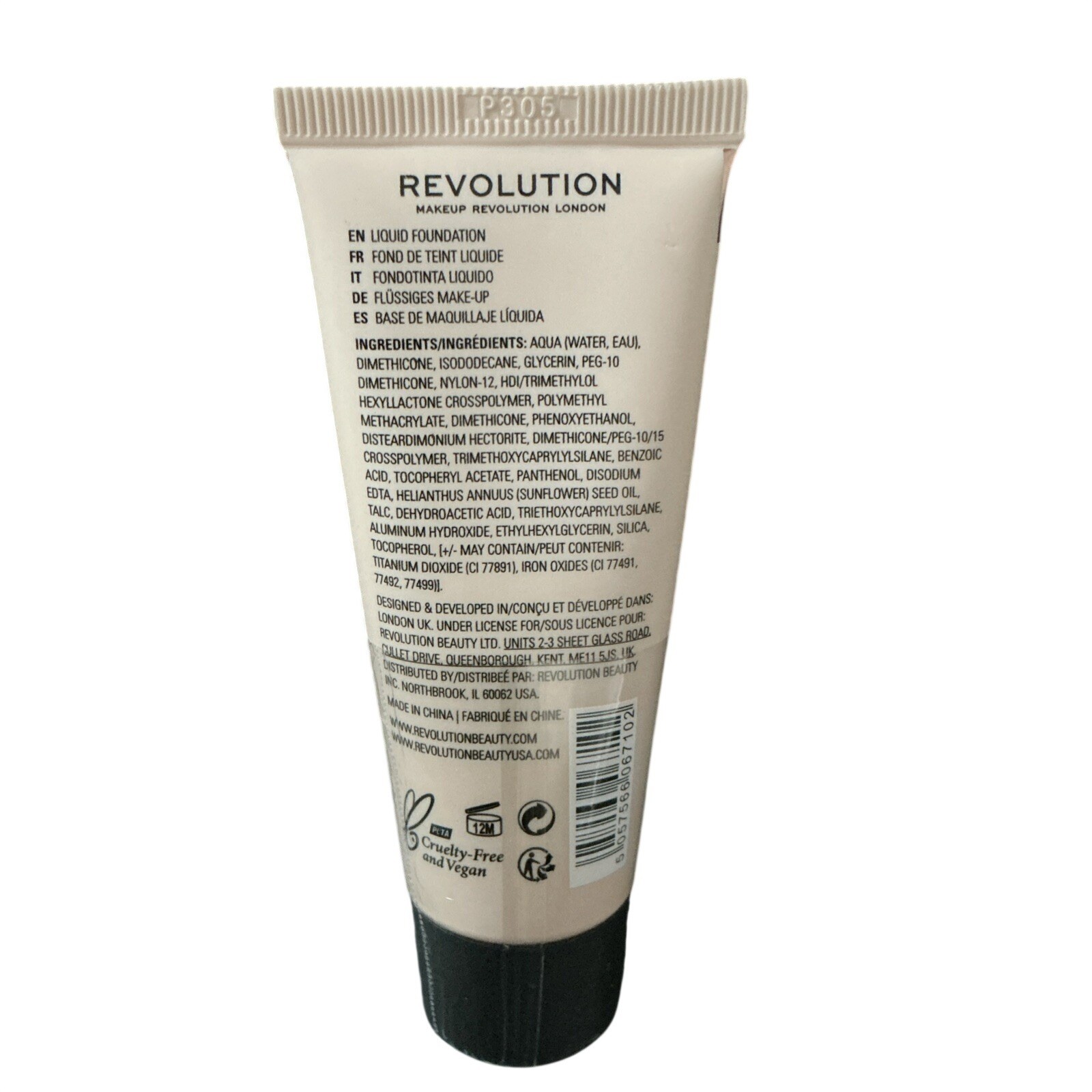 New Revolution Matte Base Full Coverage Foundation F8.5 0.95fl oz/28ml