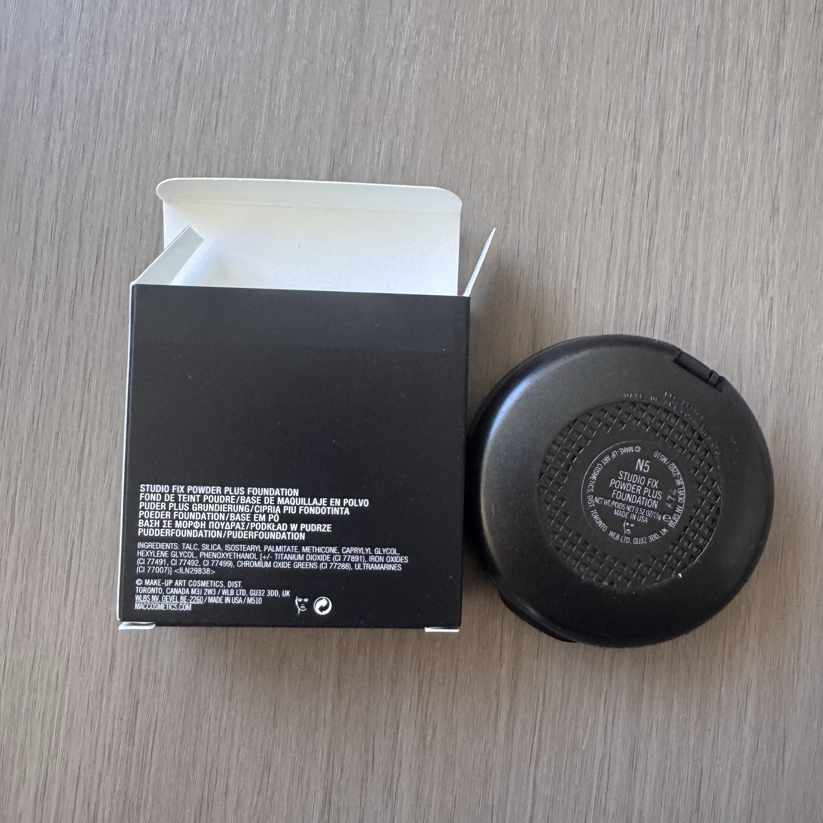 Mac Studio Fix Powder Plus Foundation N5 Original Formula 15g NIB Oil Control