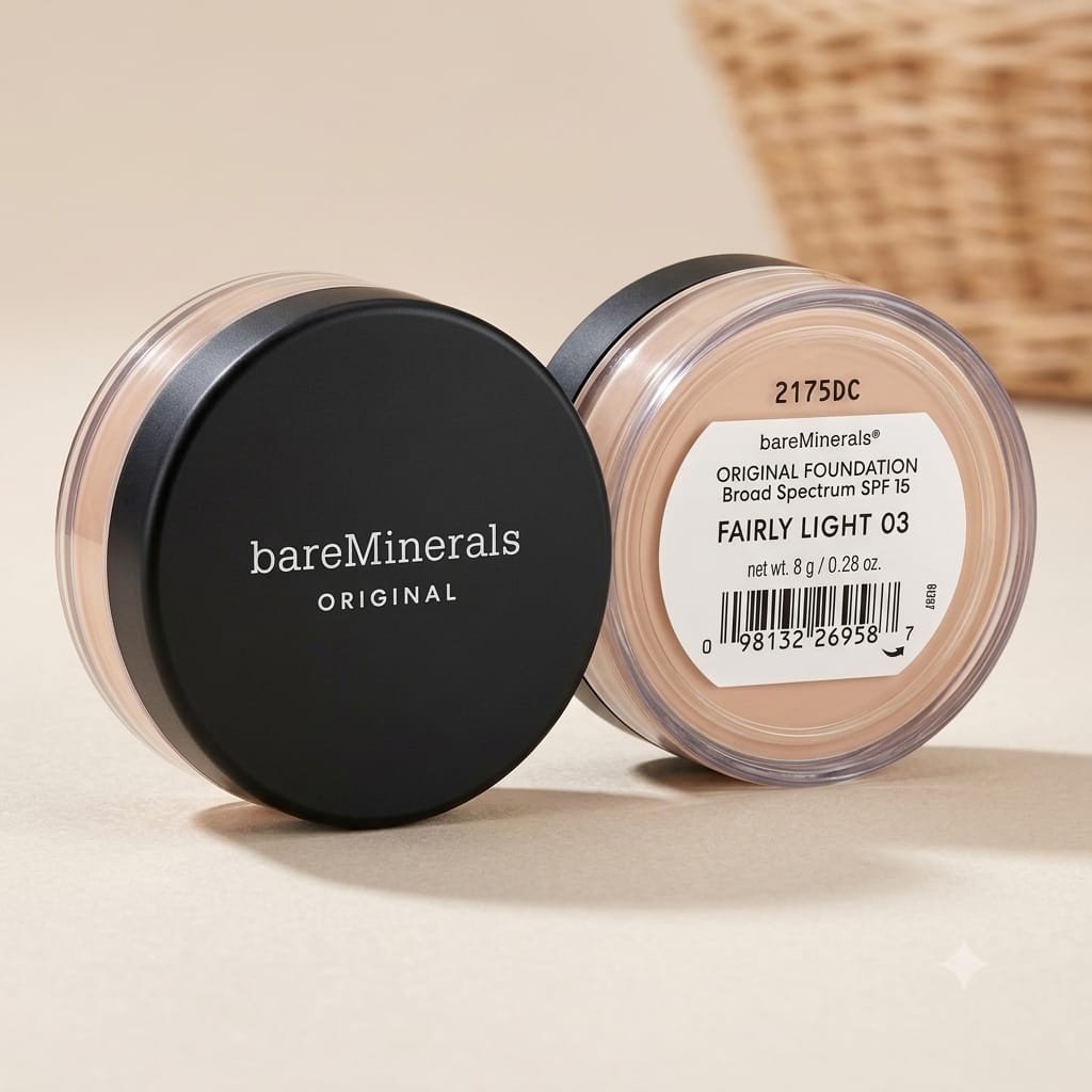 bareMinerals Fairly Light 03 Original Loose Powder Foundation SPF 15 8g USA New!