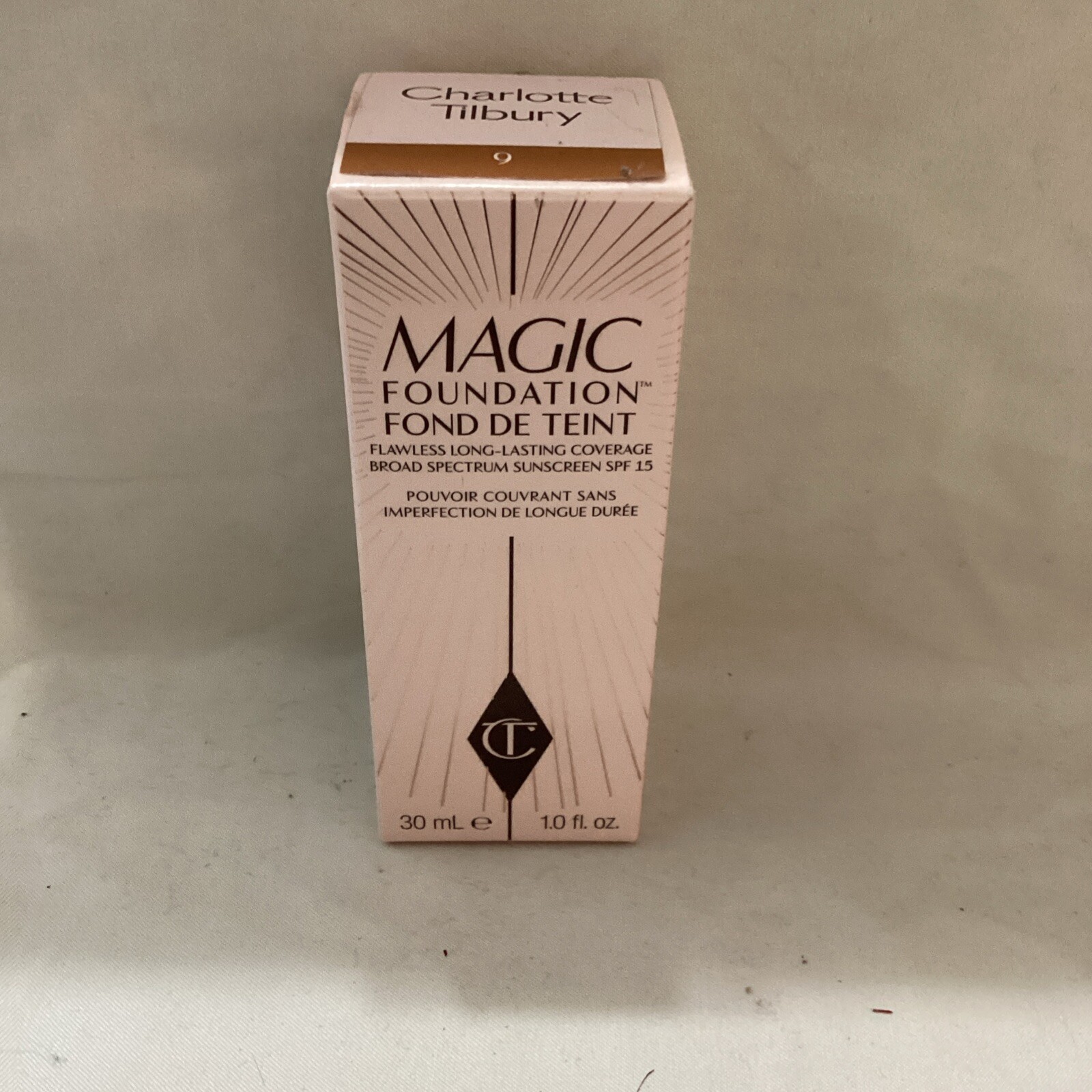 Charlotte Tilbury Magic Foundation Fond De Teint 9 RARE As Is READ