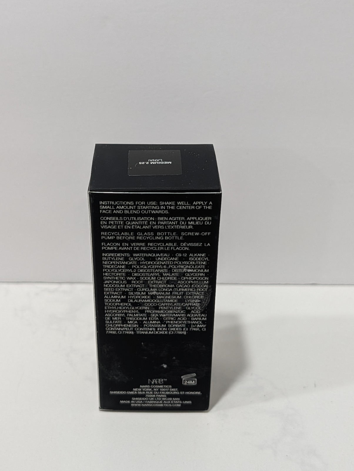 NARS Light Reflecting Liquid Foundation Medium Coverage Luminous Lanai 1 fl oz