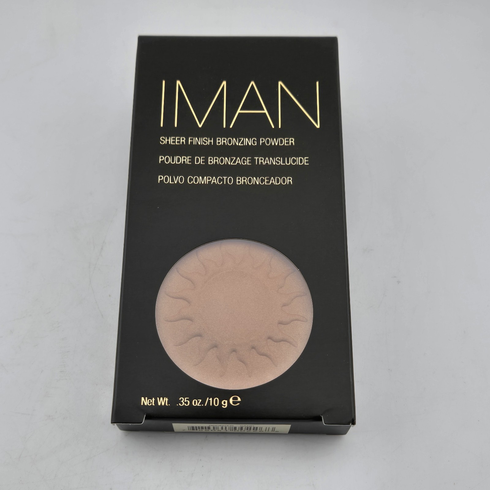 IMAN Sheer Finish Bronzing Powder BRONZER – SAND (.35oz) NIB Sealed Paraben Free