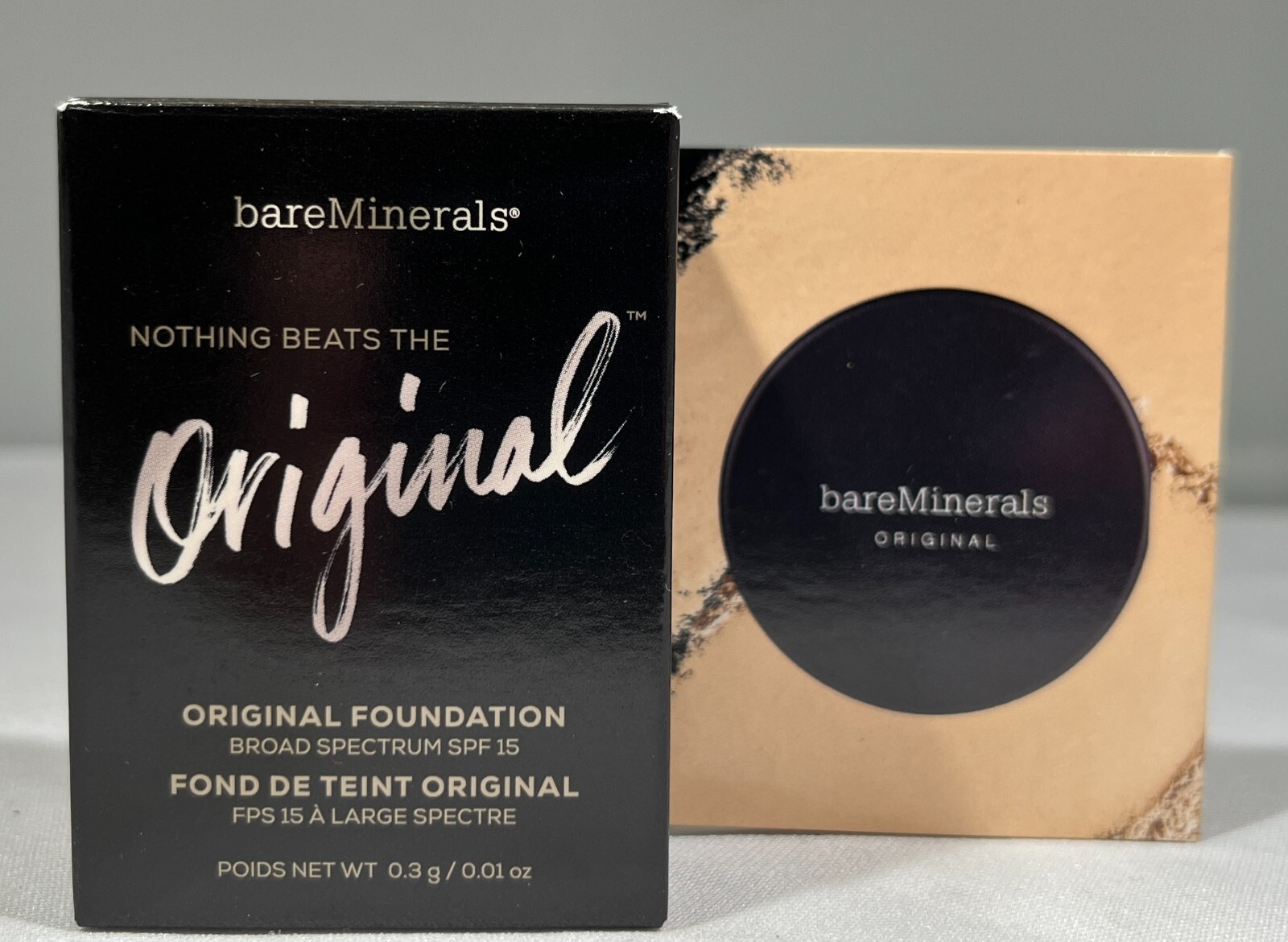 BareMinerals Original Foundation SPF 15 W/Brush, 0.01 oz. – CHOOSE SHADE!