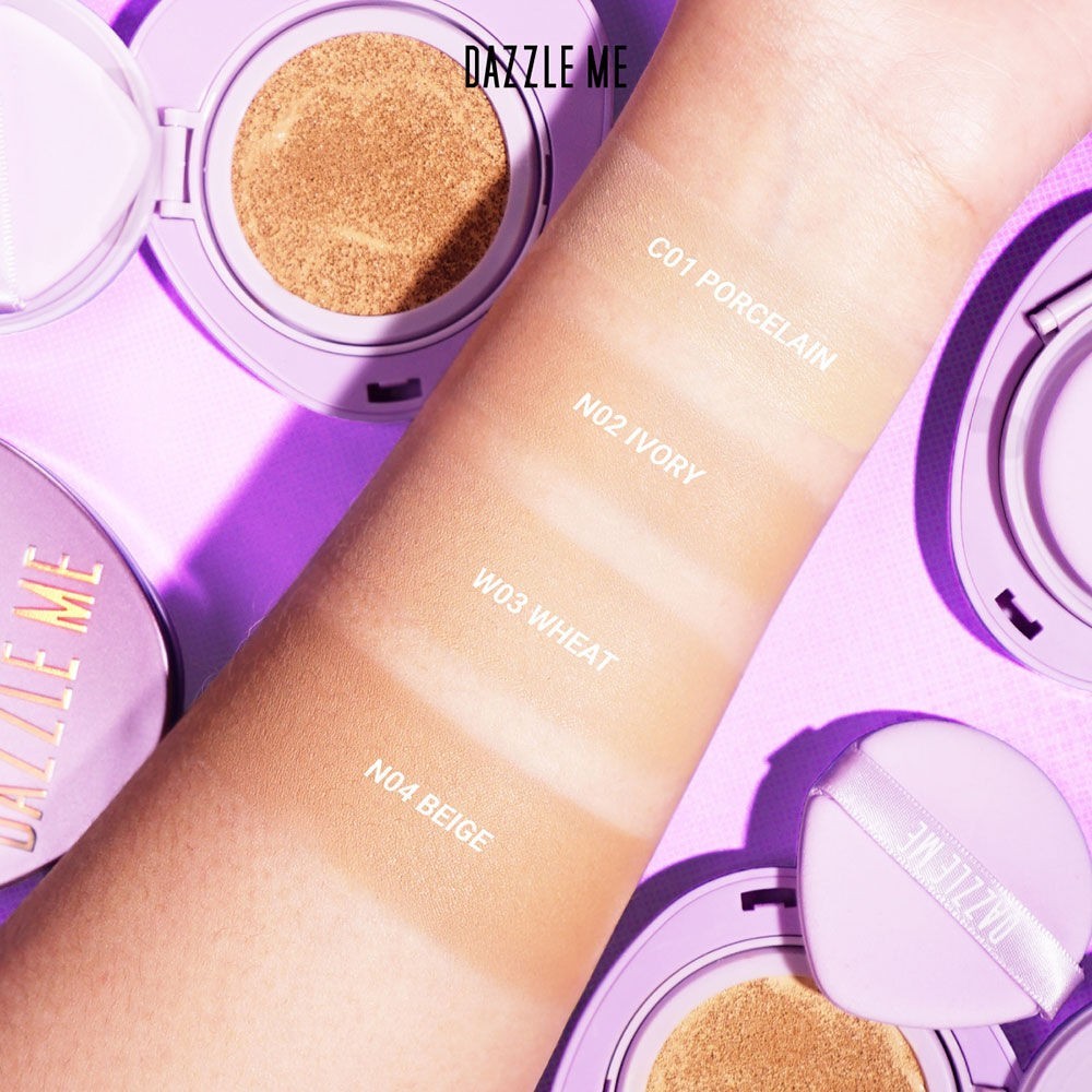 DAZZLE ME Cover Me Matte Serum Cushion foundation flawless beauty controls oil