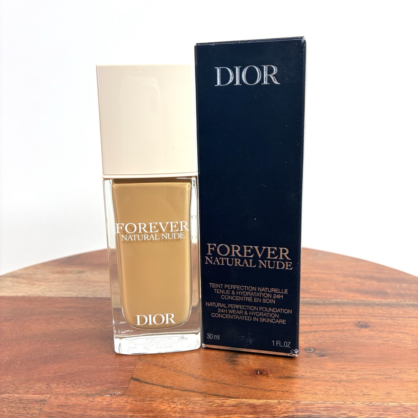 DIOR FOREVER NATURAL NUDE 24H Wear & Hydration Foundation 4WO 1.0oz/30ml NIB