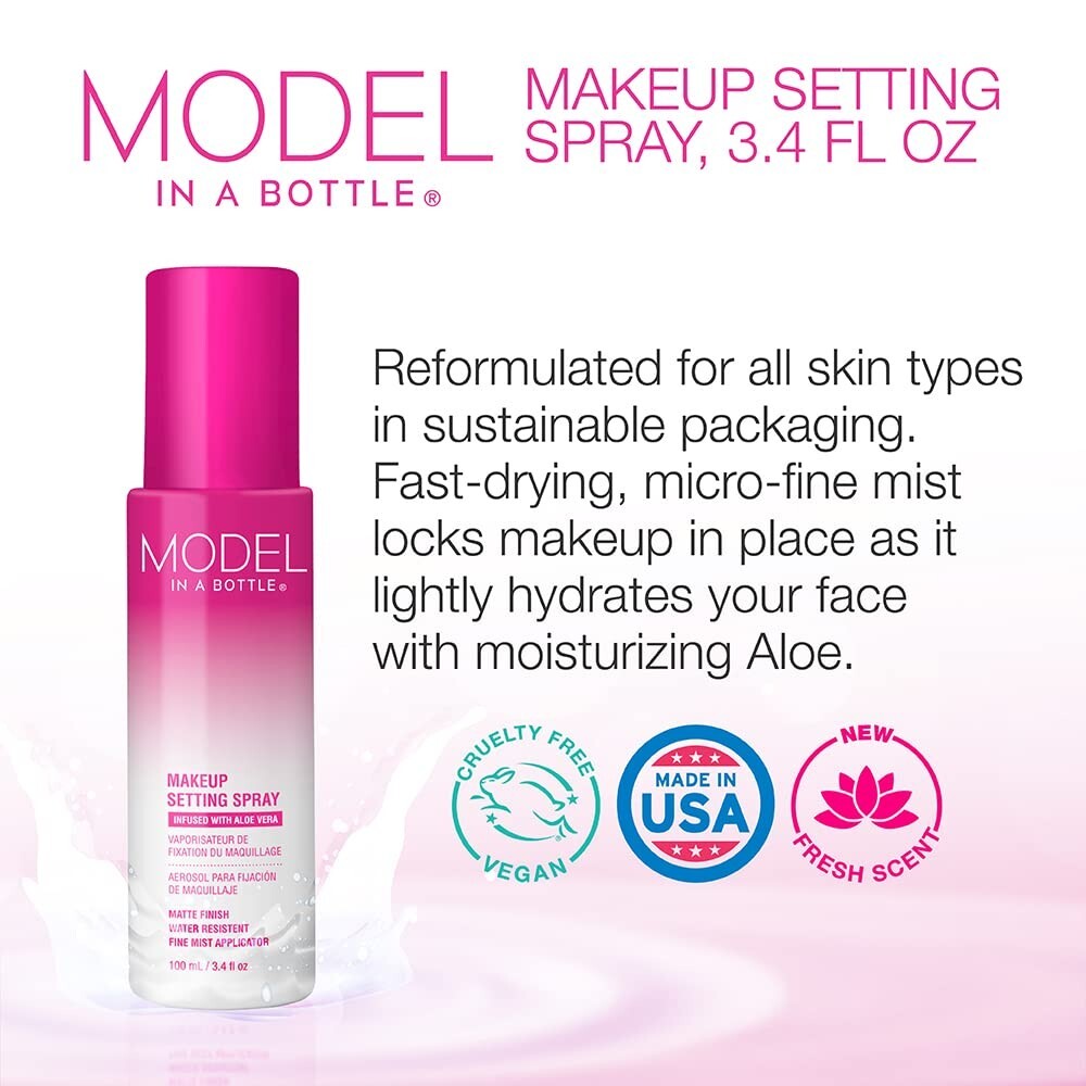Model in a Bottle Makeup Original Setting Spray 3.4 oz (2 Pack)