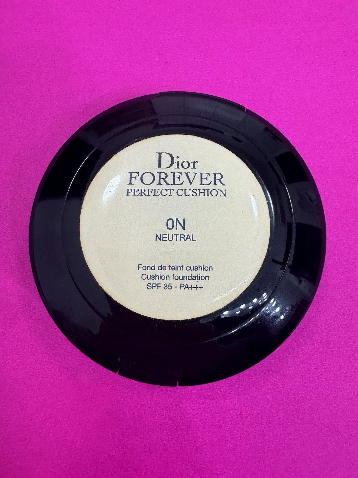 DIOR Forever Perfect Cushion Foundation With Compact Case 0N NEUTRAL SPF 35 NEW