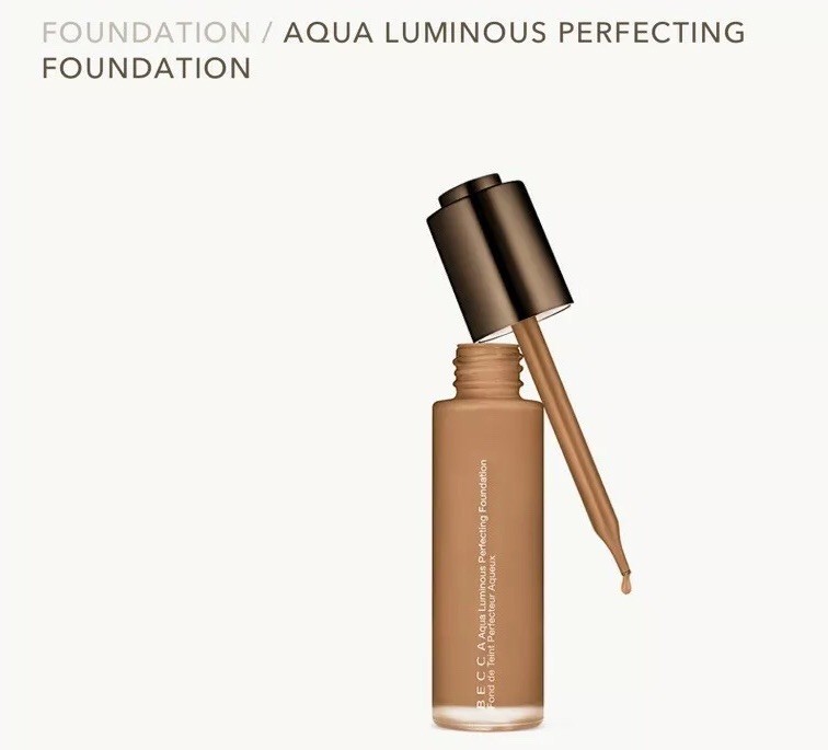 BECCA AQUA LUMINOUS PERFECTING FOUNDATION *DARK GOLDEN* 30 ML/ 1.00 FL OZ