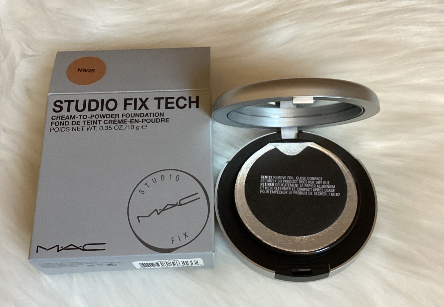 MAC Studio Fix Tech Cream-To-Powder Foundation ~ NW25 ~ Full Size 0.35oz/10g NIB