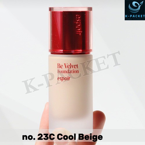 ESPOIR Be Velvet Foundation 30g #23C Cool Beige Korean Seller KOREA MADE NEW