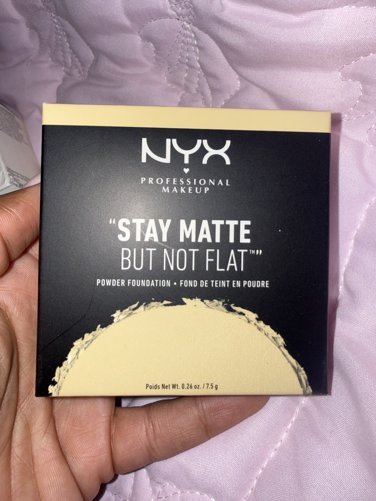 NYX Stay Matte But Not Flat Powder Foundation SMP02 Nude 0.26 oz New In Box