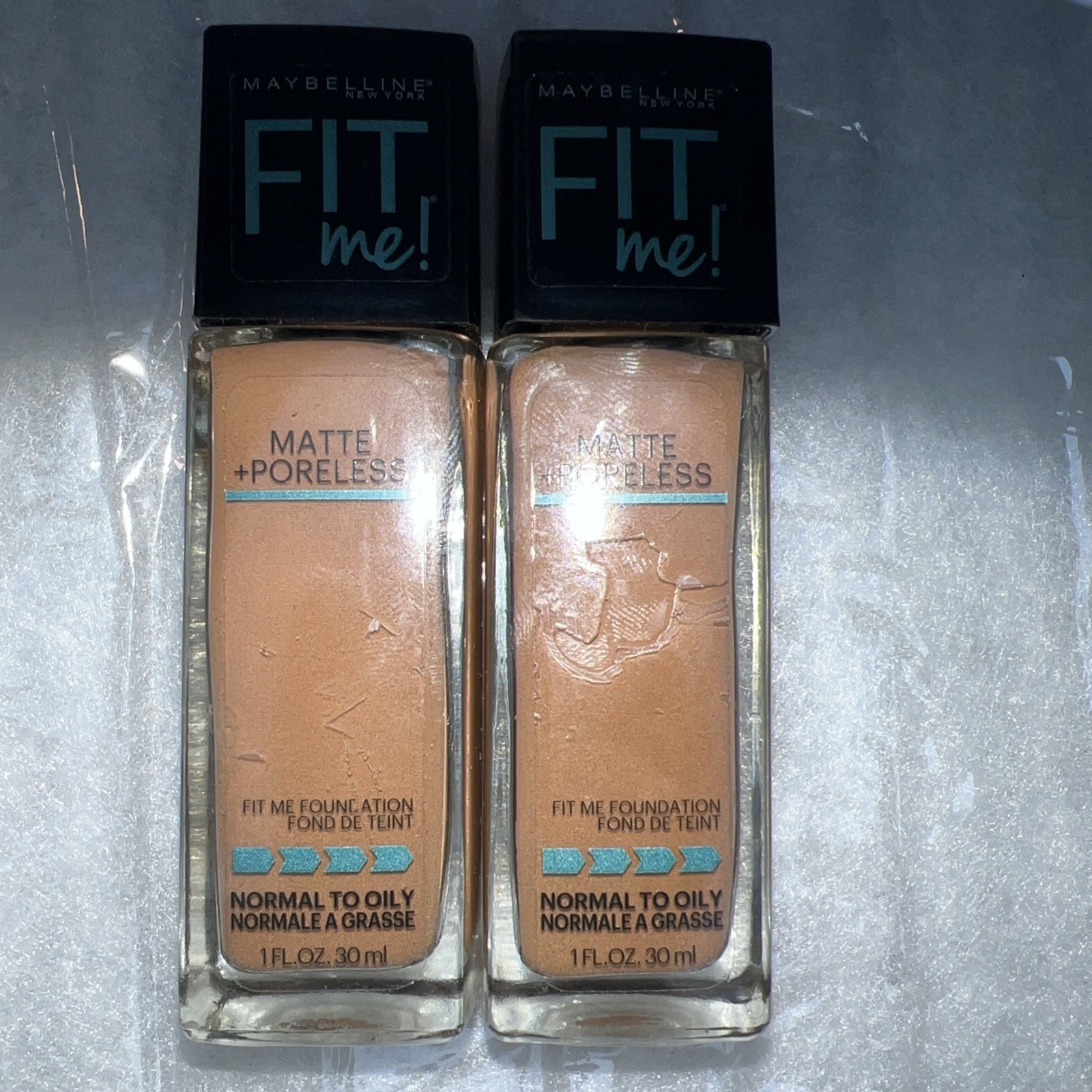 Lot of 2 Maybelline Fit Me Matte + Poreless 358 Latte 20RN03