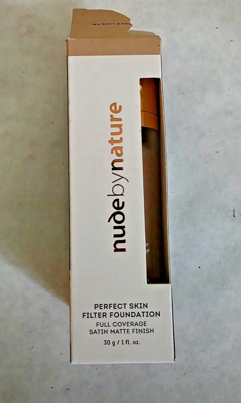 Nude By Nature Skin Filter Foundation Full Coverage Satin Matte Finish