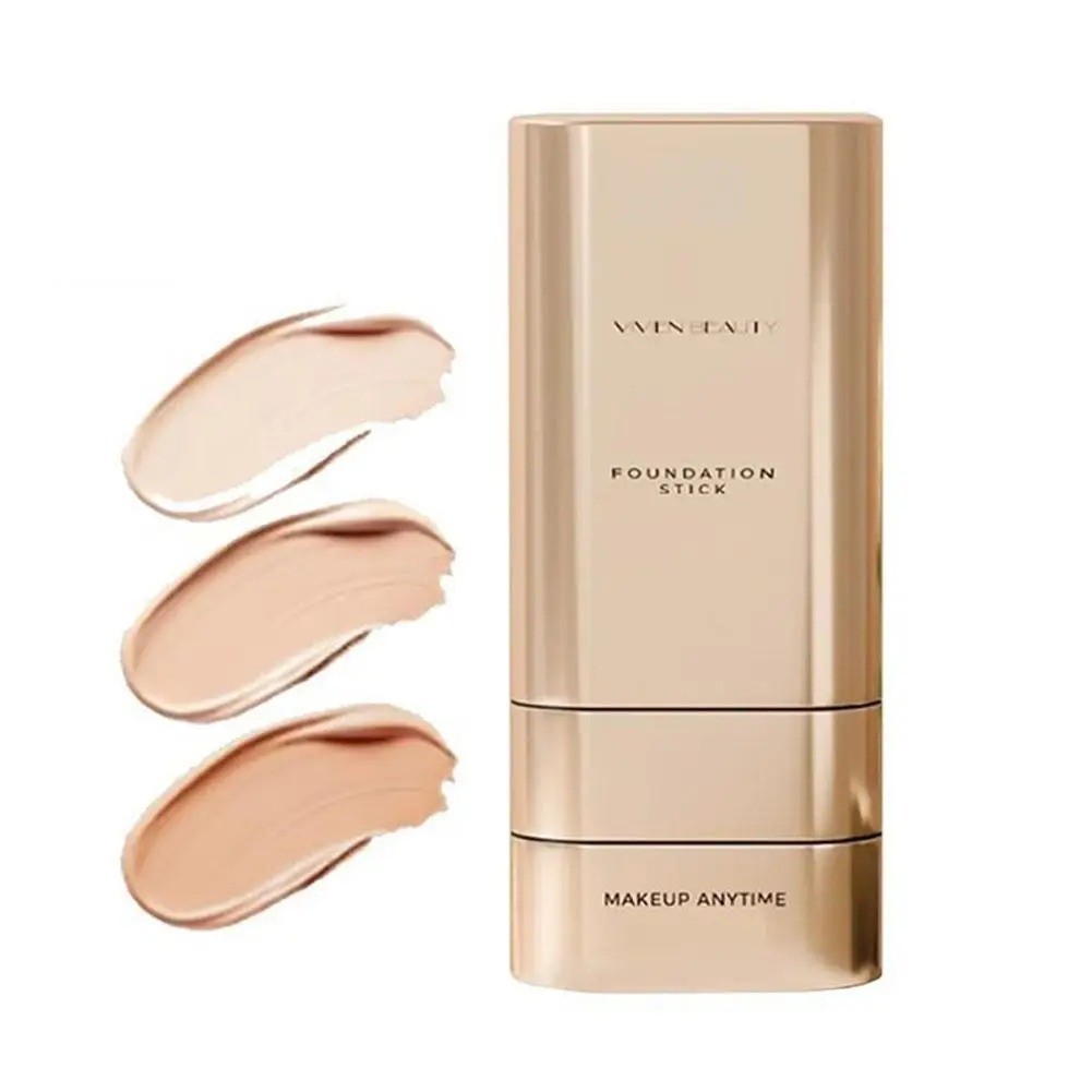 1pc Luminous Dual-Ended Concealer Foundation Stick 3-in-1 Korean Makeup Tool