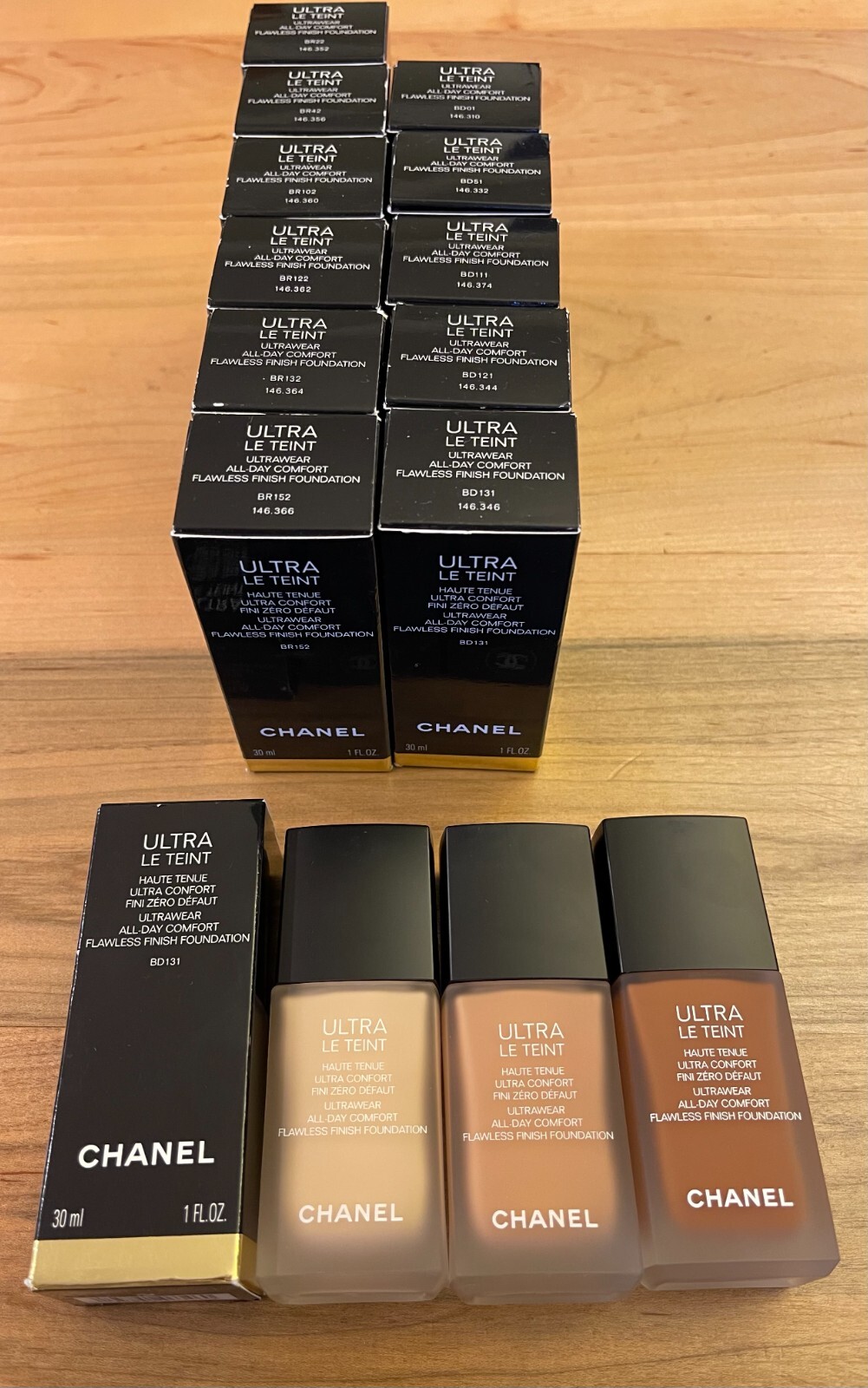 CHANEL ULTRA LE TEINT FLAWLESS FINISH FOUNDATION 1oz PICK YOUR SHADE NEW IN BOX