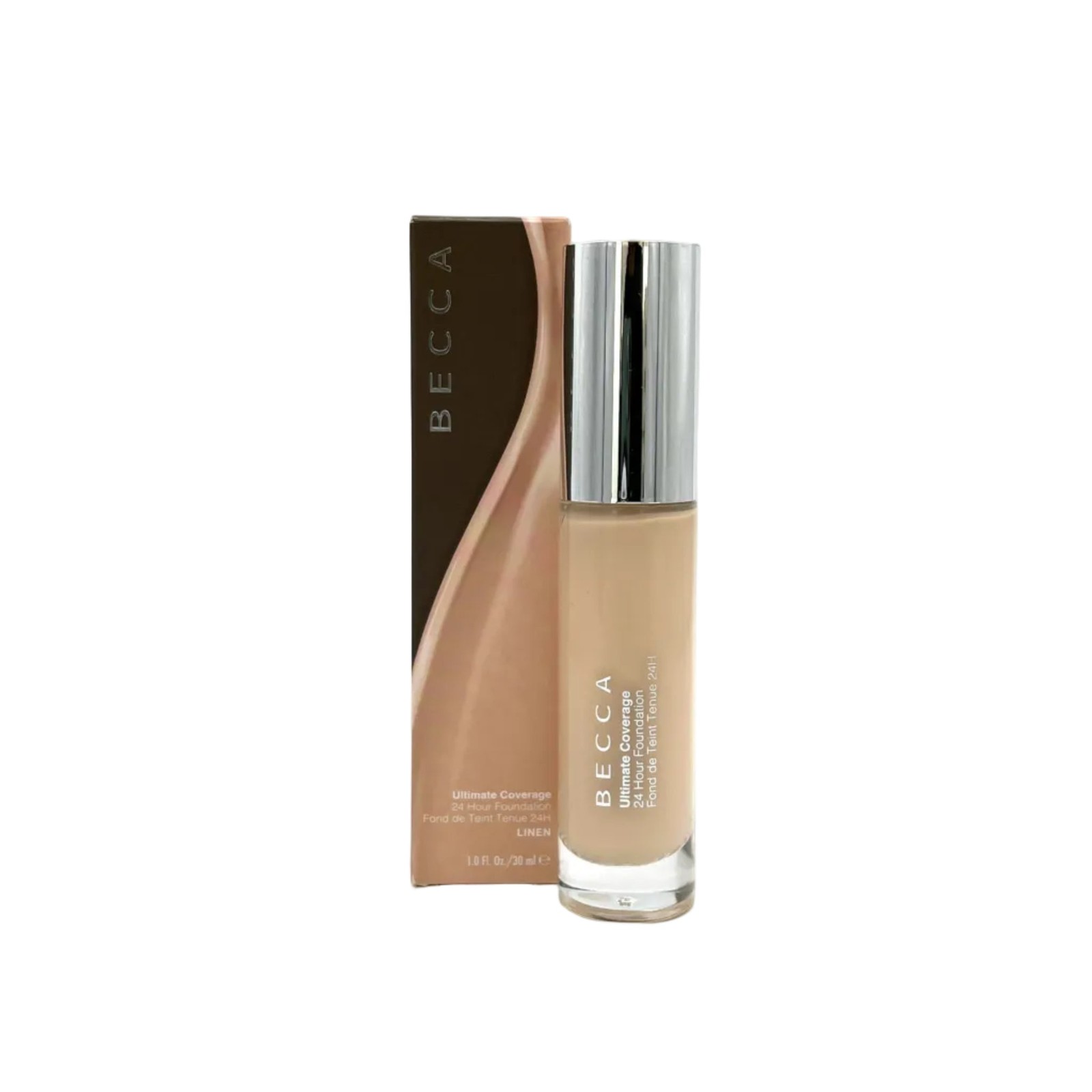 BECCA ULTIMATE COVERAGE 24 HOUR FOUNDATION~LINEN~FULL SIZE~DISCONTINUED~NIB!!