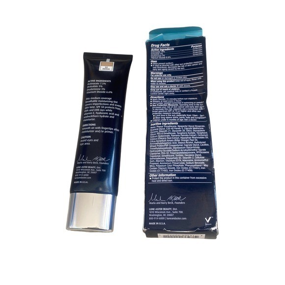 Lune+Aster CC Cover + Correct Tinted Moisturizer SPF 50 Medium 02 1.7oz NEW