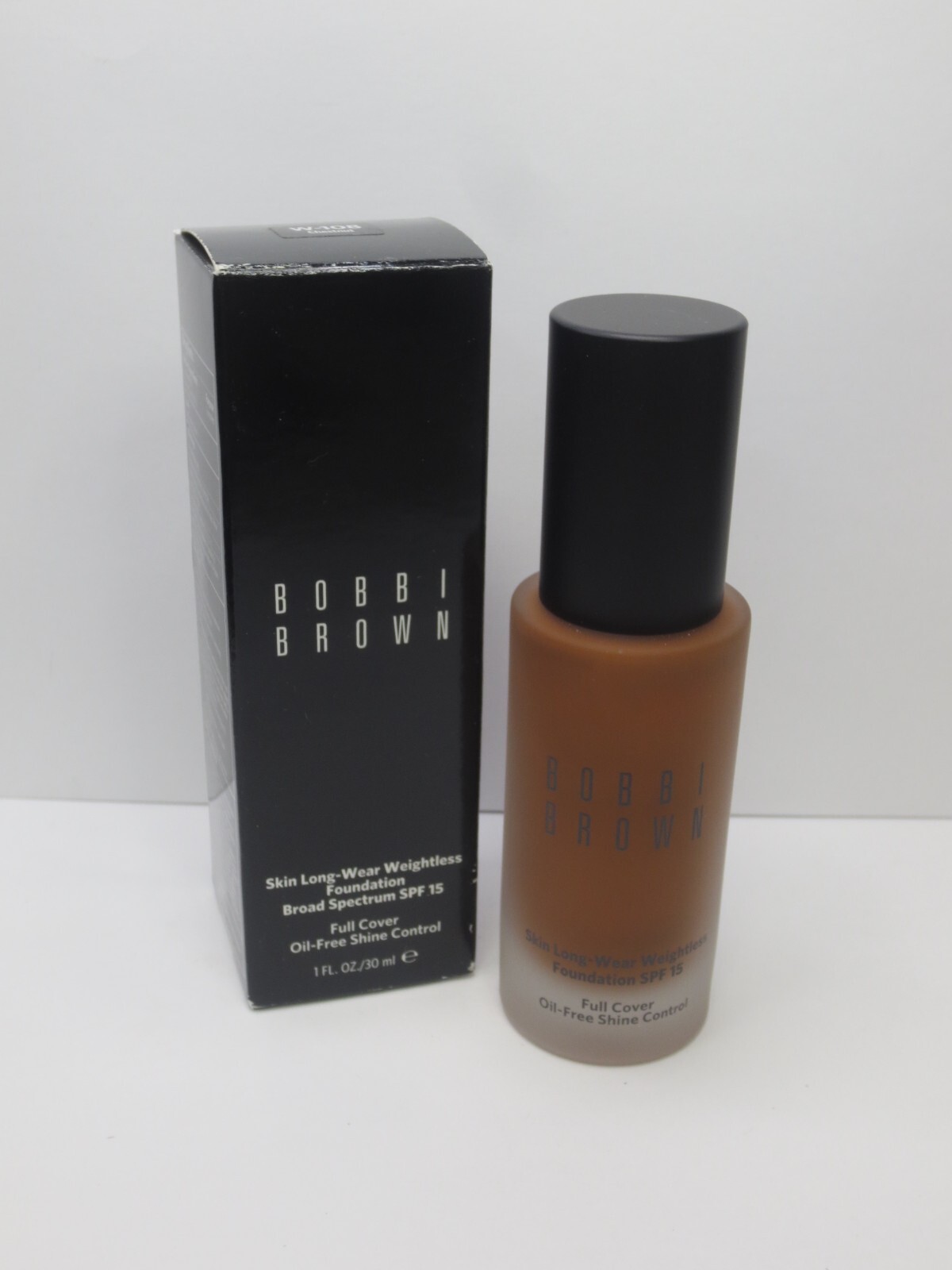 BOBBI BROWN SKIN LONG-WEAR WEIGHTLESS FOUNDATION W-108 CHESTNUT 1 OZ BOXED
