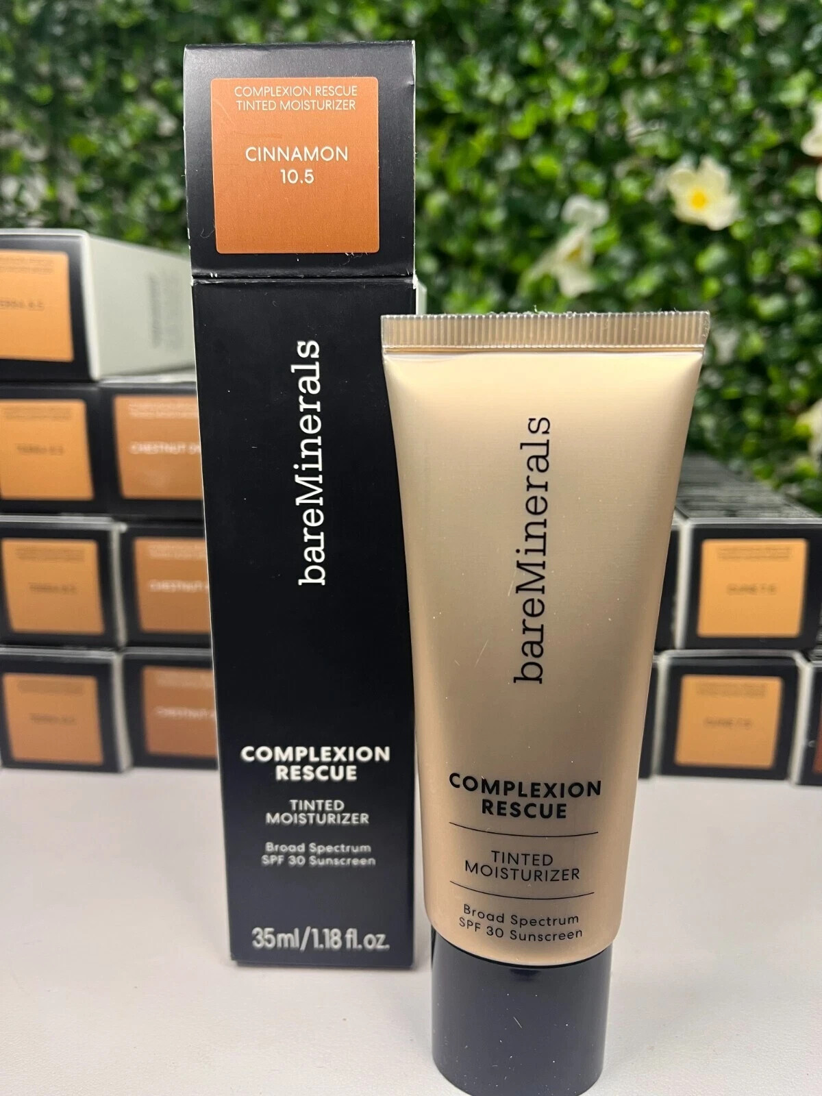 BareMinerals Complexion Rescue Tinted Moisturizer ~ Cinnamon 10.5 ~ 1.18 fl oz
